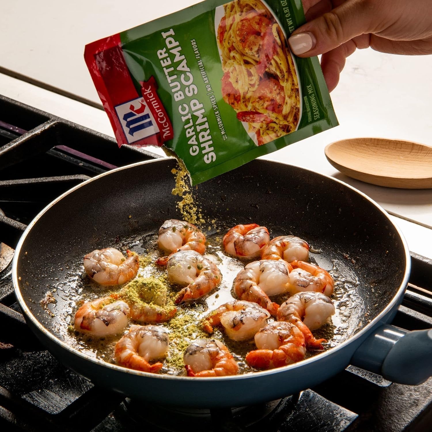 image:imageMcCormick Garlic Butter Shrimp Scampi Seasoning Mix 087 oz087 Ounce Pack of 1