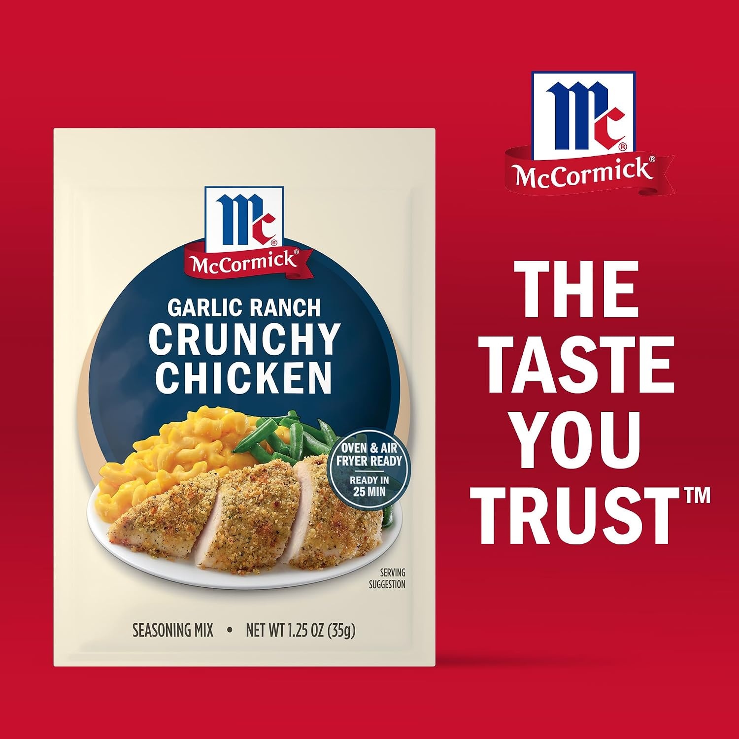 image:imageMcCormick Garlic Ranch Crunchy Chicken Seasoning Mix 125 oz