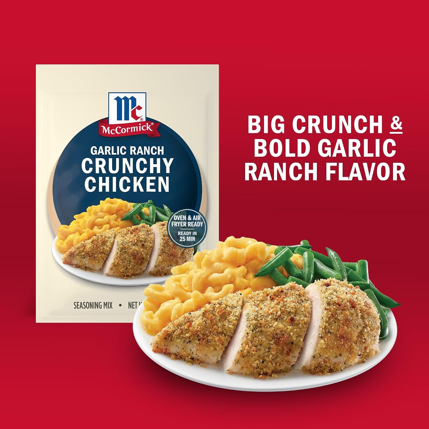 image:imageMcCormick Garlic Ranch Crunchy Chicken Seasoning Mix 125 oz