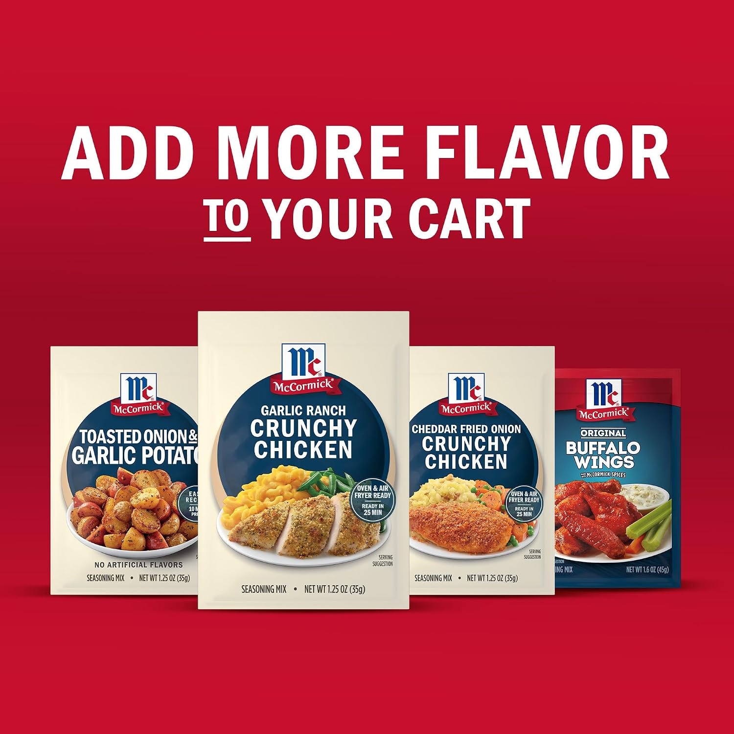 image:imageMcCormick Garlic Ranch Crunchy Chicken Seasoning Mix 125 oz