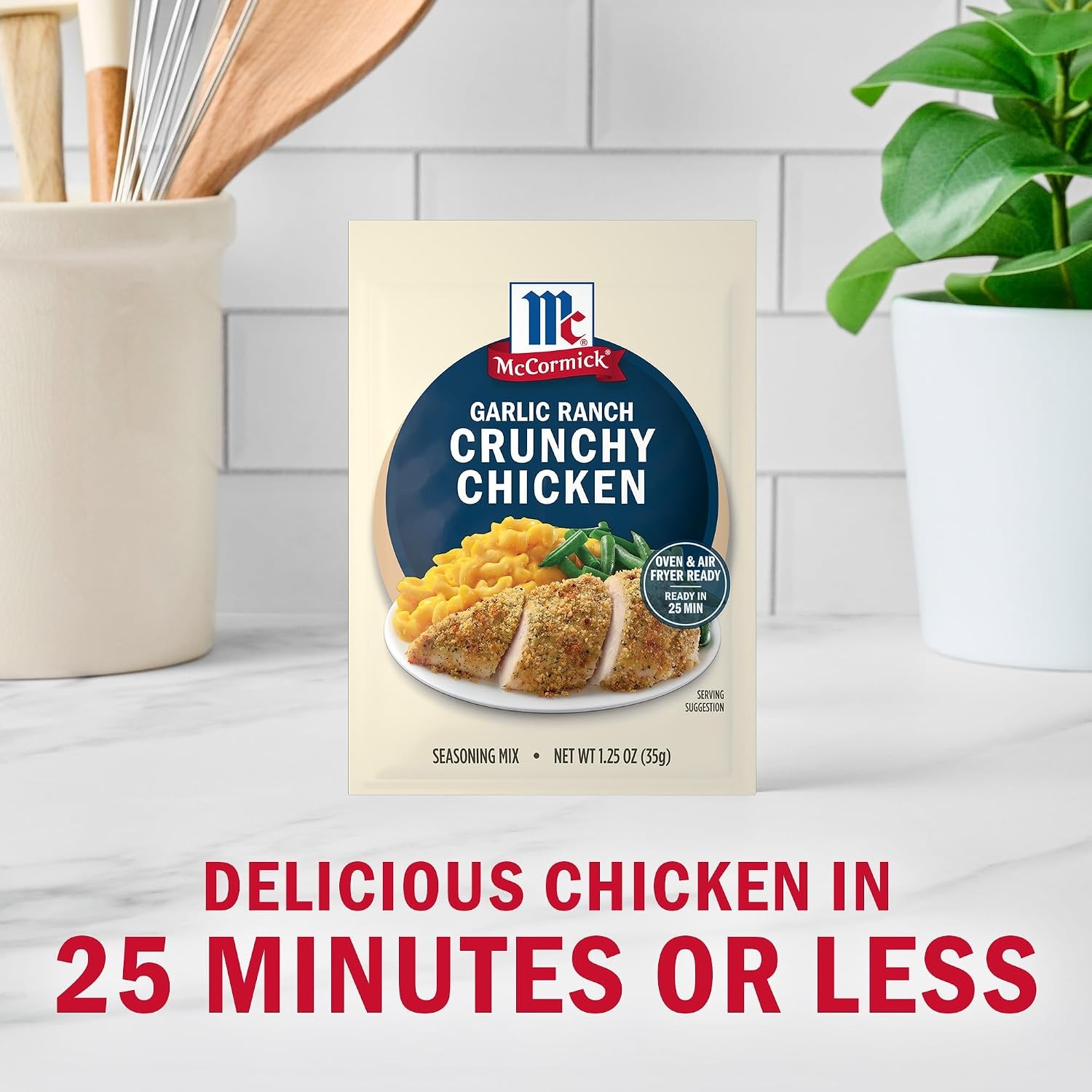 image:imageMcCormick Garlic Ranch Crunchy Chicken Seasoning Mix 125 oz
