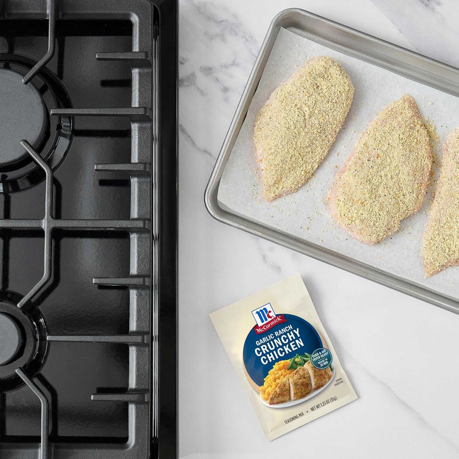 image:imageMcCormick Garlic Ranch Crunchy Chicken Seasoning Mix 125 oz