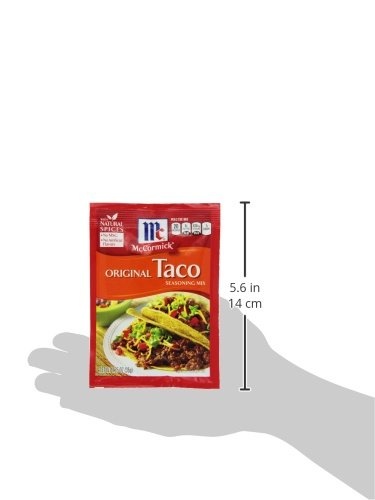 image:imageMcCormick Hot Taco Seasoning Mix 1 oz Pack of 12125 Ounce Pack of 1