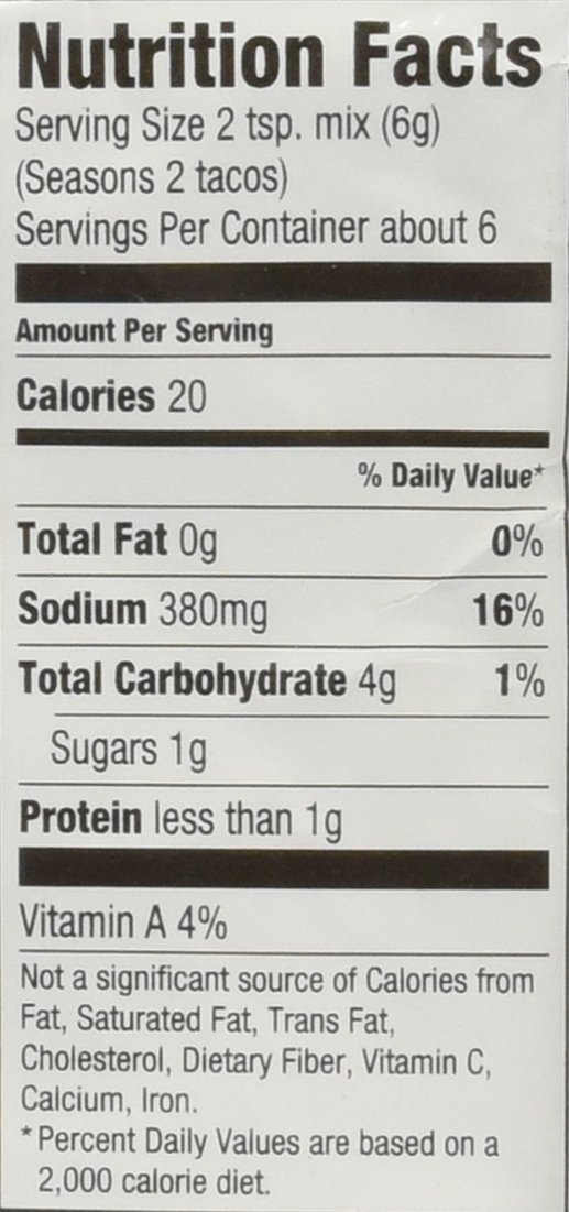 image:imageMcCormick Hot Taco Seasoning Mix 1 oz Pack of 12125 Ounce Pack of 6