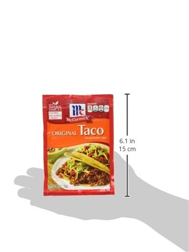 image:imageMcCormick Hot Taco Seasoning Mix 1 oz Pack of 12125 Ounce Pack of 6