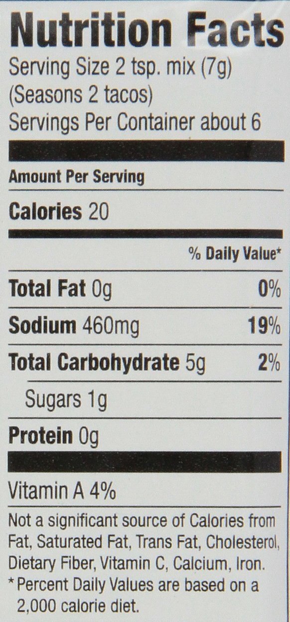 image:imageMcCormick Hot Taco Seasoning Mix 1 oz Pack of 1215 Ounce Pack of 1