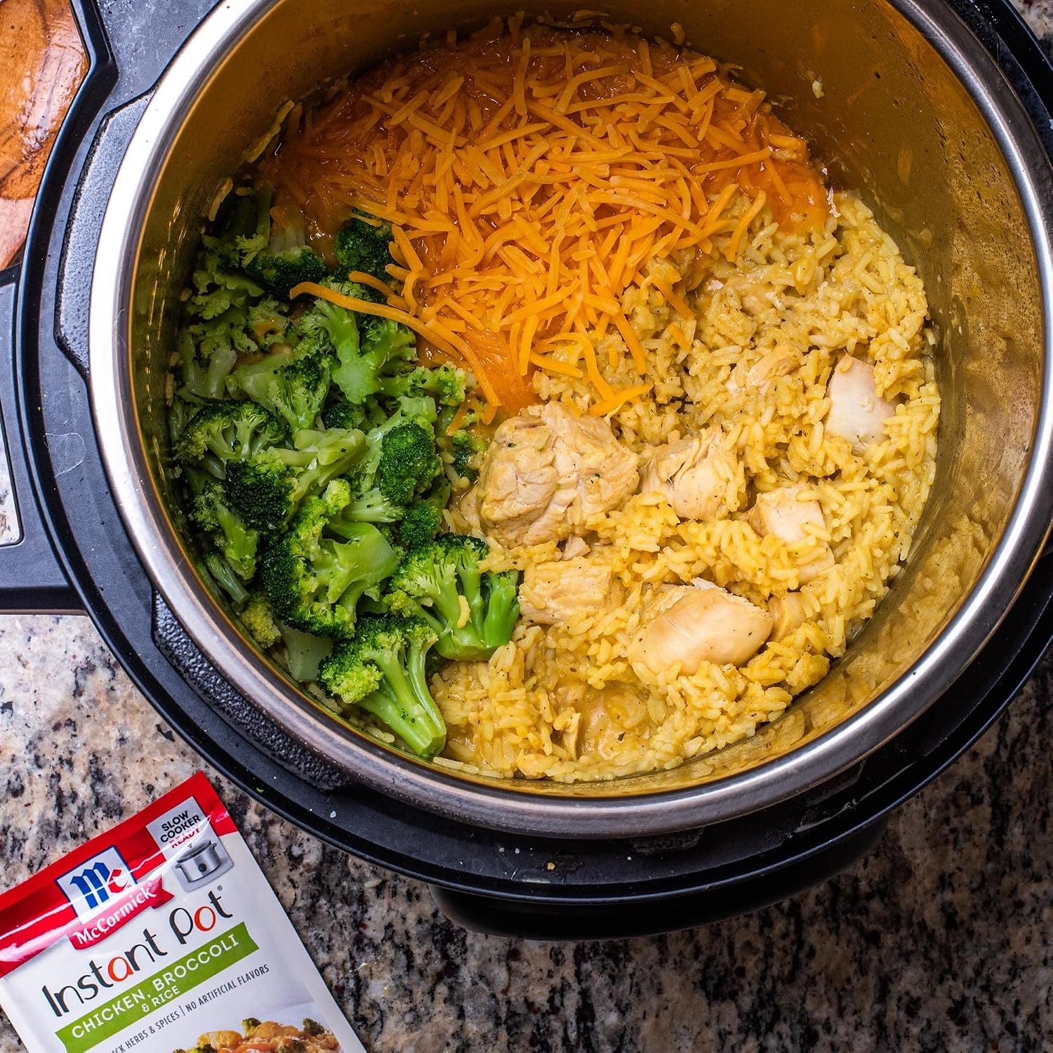image:imageMcCormick Instant Pot Chicken Broccoli amp Rice Seasoning Mix 125 oz Pack of 12Chicken Broccoli Rice