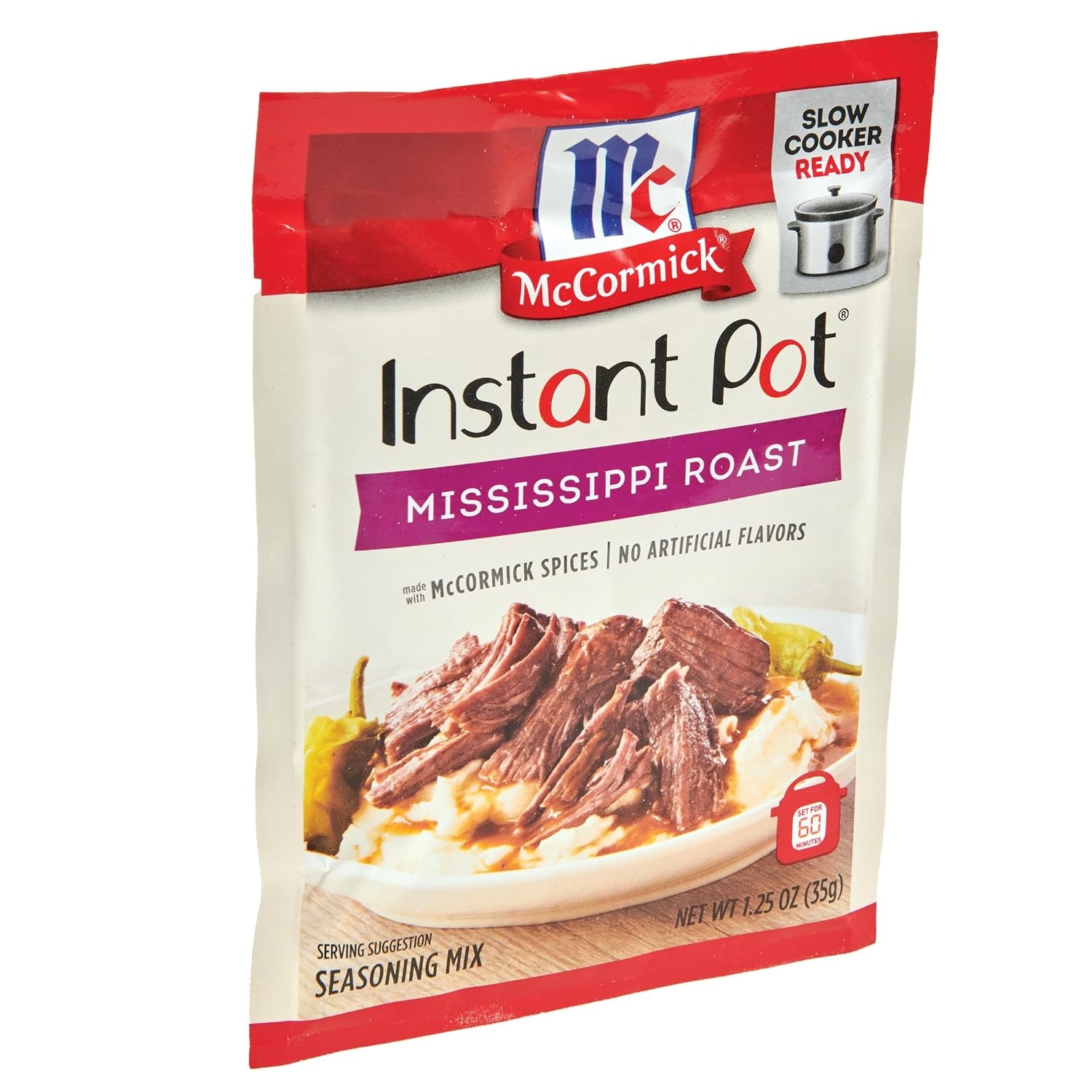 image:imageMcCormick Instant Pot Chicken Broccoli amp Rice Seasoning Mix 125 oz Pack of 12Mississippi Roast