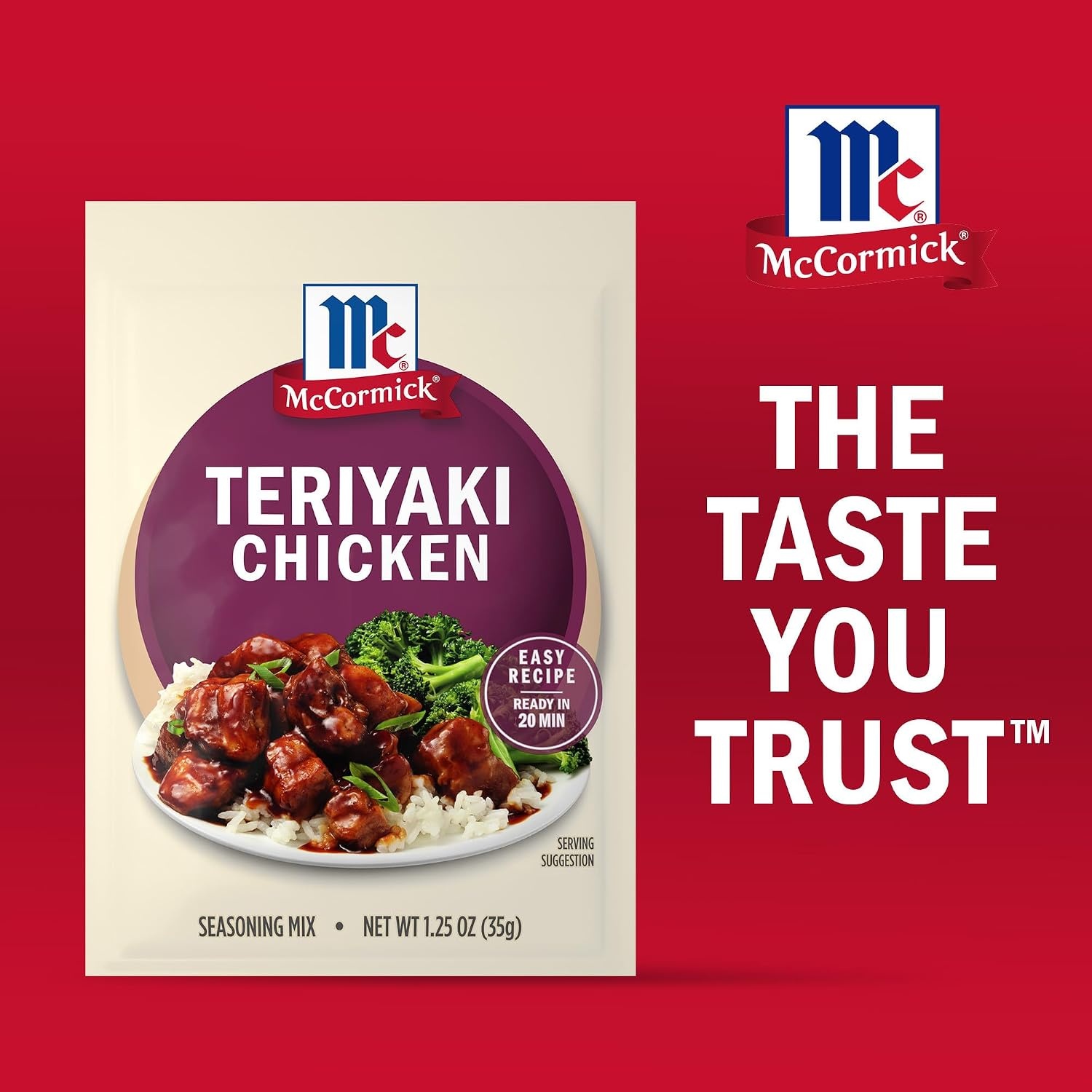 image:imageMcCormick Instant Pot Teriyaki Chicken Seasoning Mix 125 oz Pack of 12Teriyaki Chicken