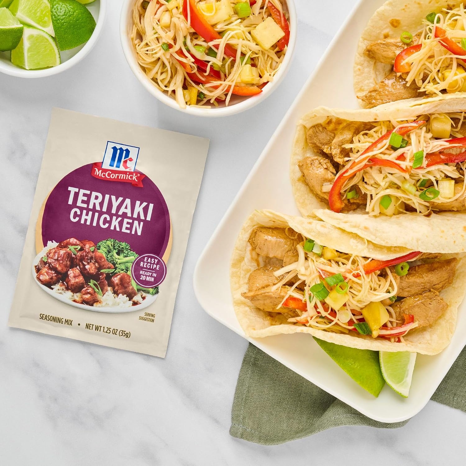 image:imageMcCormick Instant Pot Teriyaki Chicken Seasoning Mix 125 oz Pack of 12Teriyaki Chicken