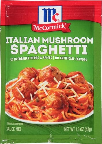 image:imageMcCormick Italian Mushroom Spaghetti Sauce Mix 15 oz15 Ounce Pack of 12