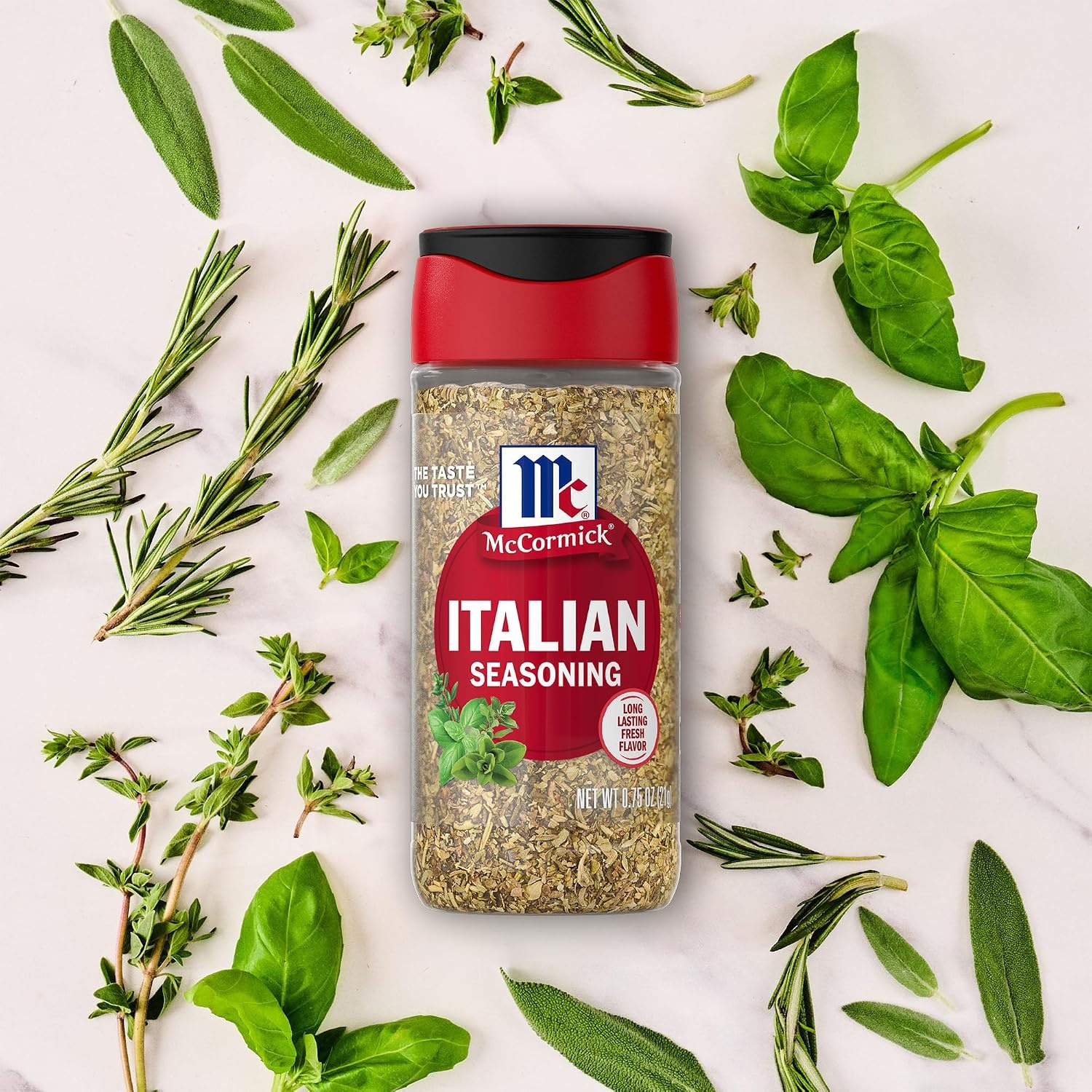 image:imageMcCormick Italian Seasoning FlavorSealed Kosher No Artificial Flavors No MSG Added Herbaceous amp Savory Seasoning with Notes of Basil amp Oregano For Dressing Pasta Veggies amp More 075 oz