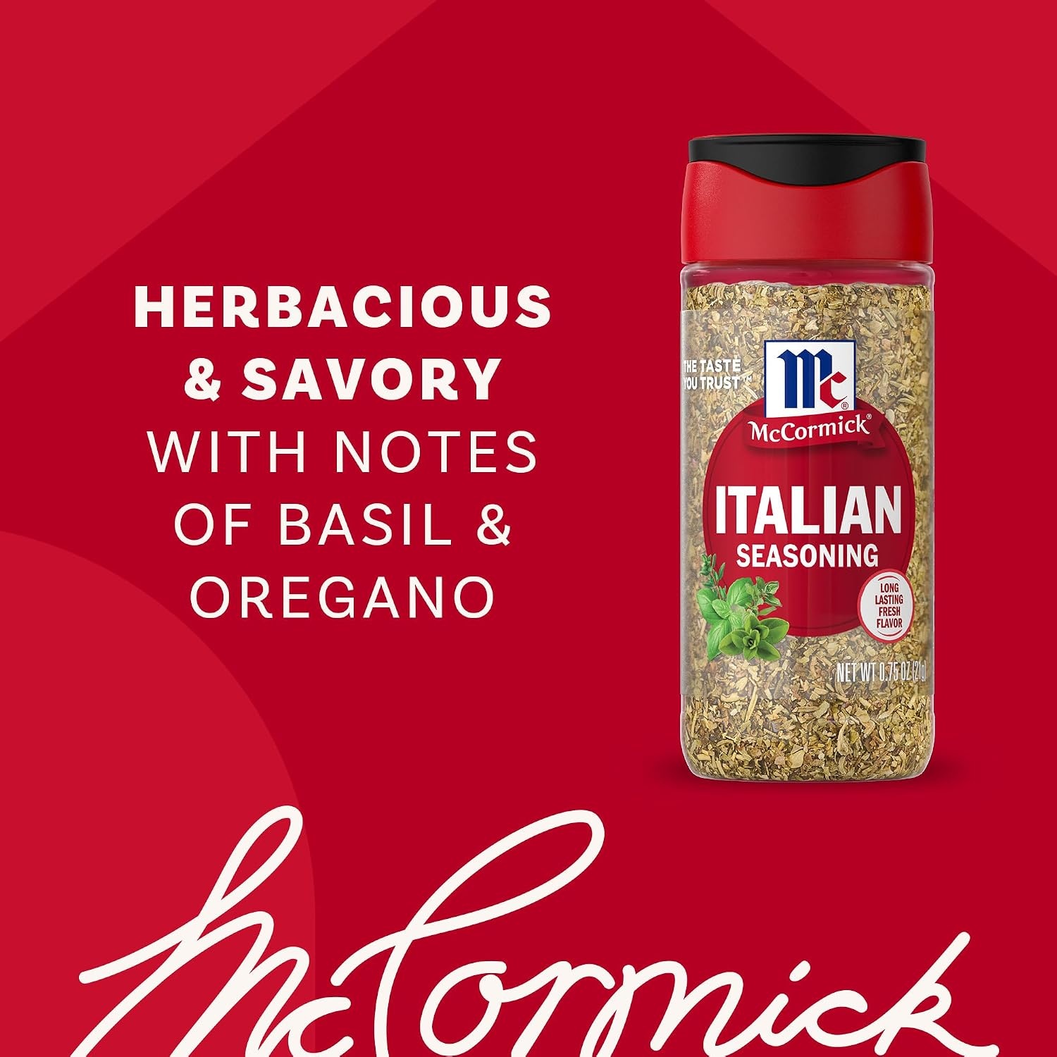 image:imageMcCormick Italian Seasoning FlavorSealed Kosher No Artificial Flavors No MSG Added Herbaceous amp Savory Seasoning with Notes of Basil amp Oregano For Dressing Pasta Veggies amp More 075 oz