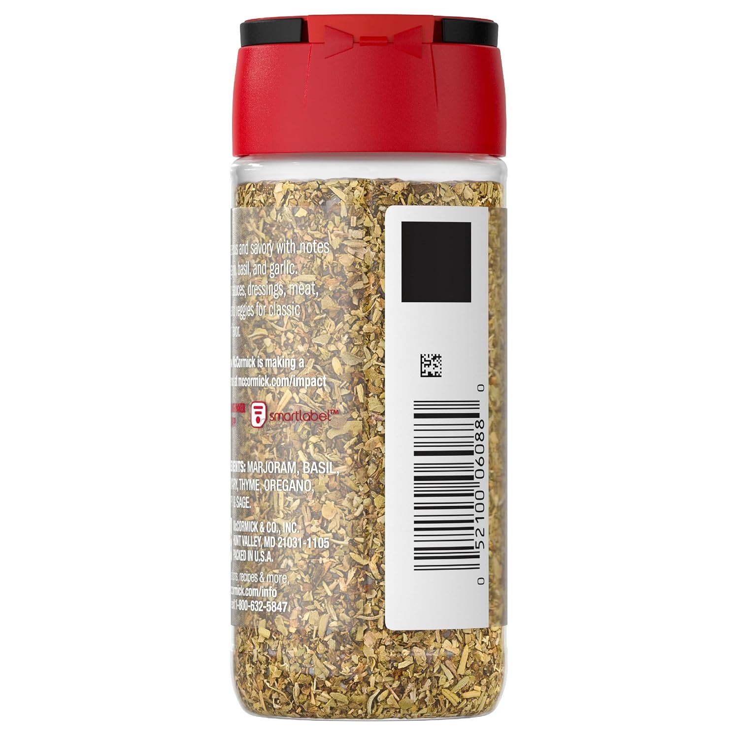 image:imageMcCormick Italian Seasoning FlavorSealed Kosher No Artificial Flavors No MSG Added Herbaceous amp Savory Seasoning with Notes of Basil amp Oregano For Dressing Pasta Veggies amp More 075 oz