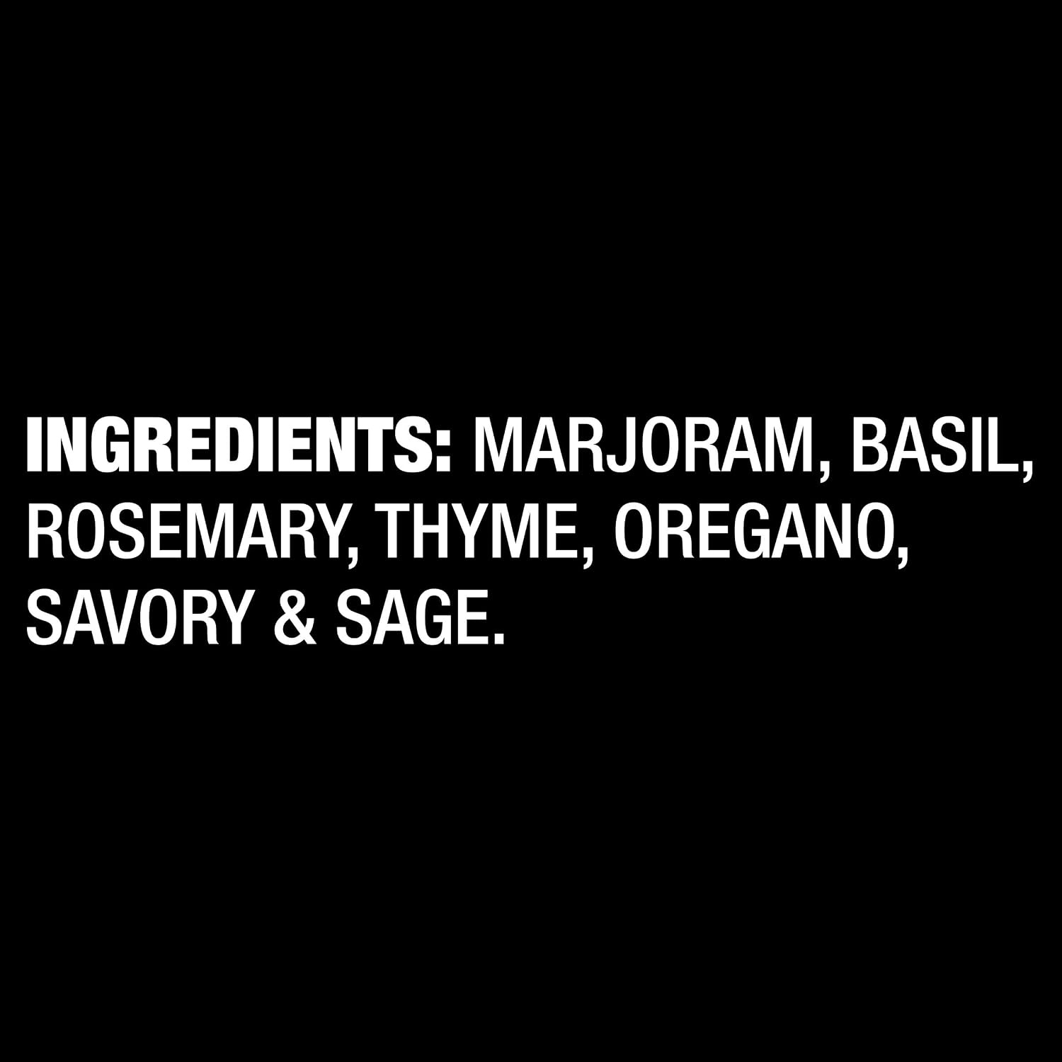 image:imageMcCormick Italian Seasoning FlavorSealed Kosher No Artificial Flavors No MSG Added Herbaceous amp Savory Seasoning with Notes of Basil amp Oregano For Dressing Pasta Veggies amp More 075 oz
