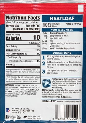 image:imageMcCormick Meat Loaf Seasoning Mix 15 oz Pack of 1215 Ounce Pack of 12