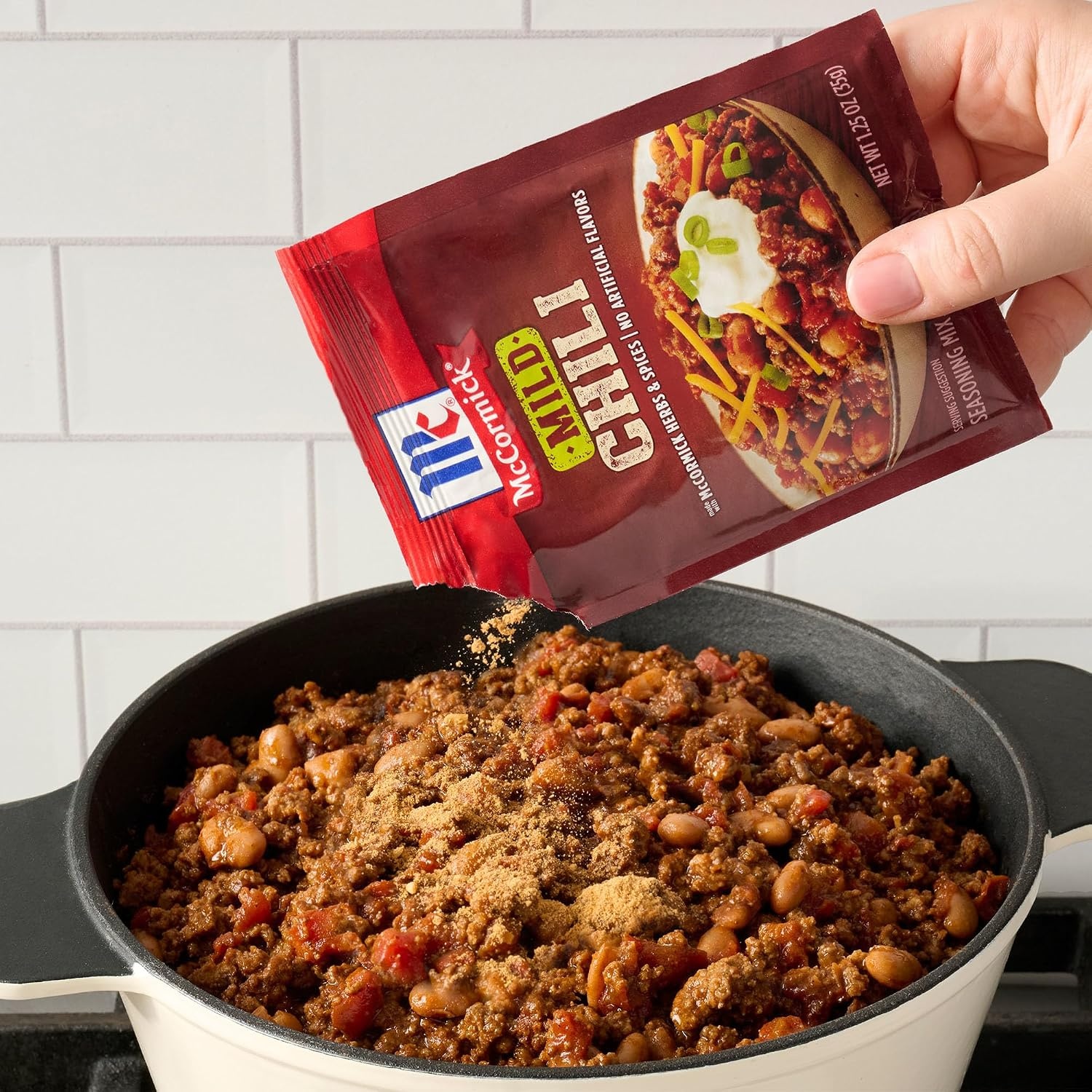 image:imageMcCormick Mild Chili Seasoning Mix 125 oz Pack of 24125 Ounce Pack of 1