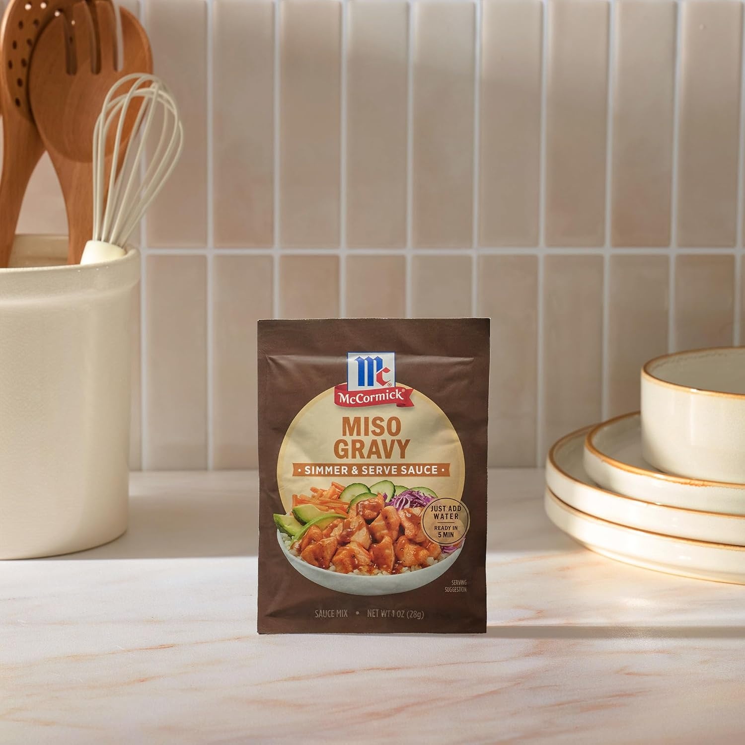 image:imageMcCormick Miso Gravy Simmer amp Serve Sauce Mix 1 oz Pack of 12