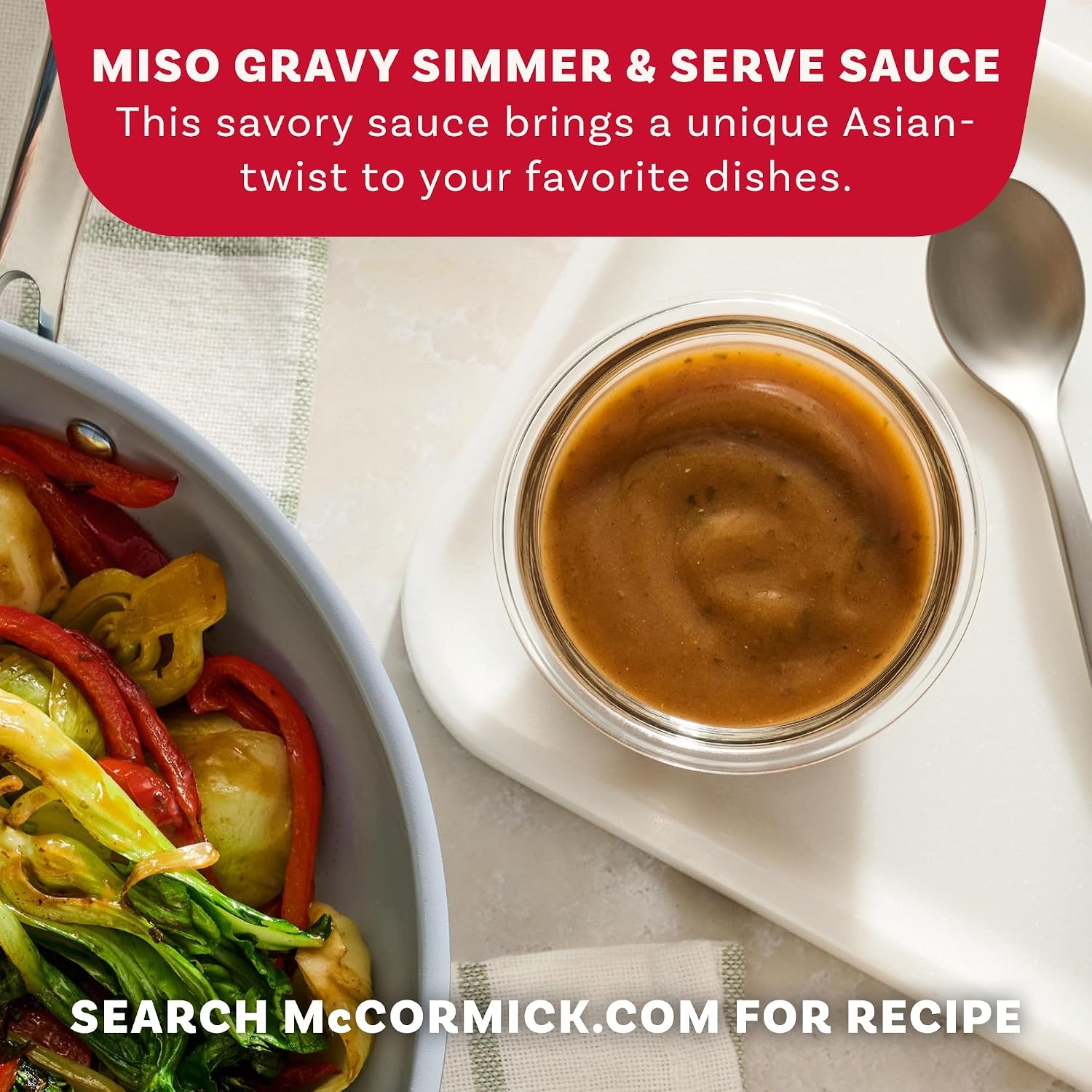 image:imageMcCormick Miso Gravy Simmer amp Serve Sauce Mix 1 oz Pack of 12