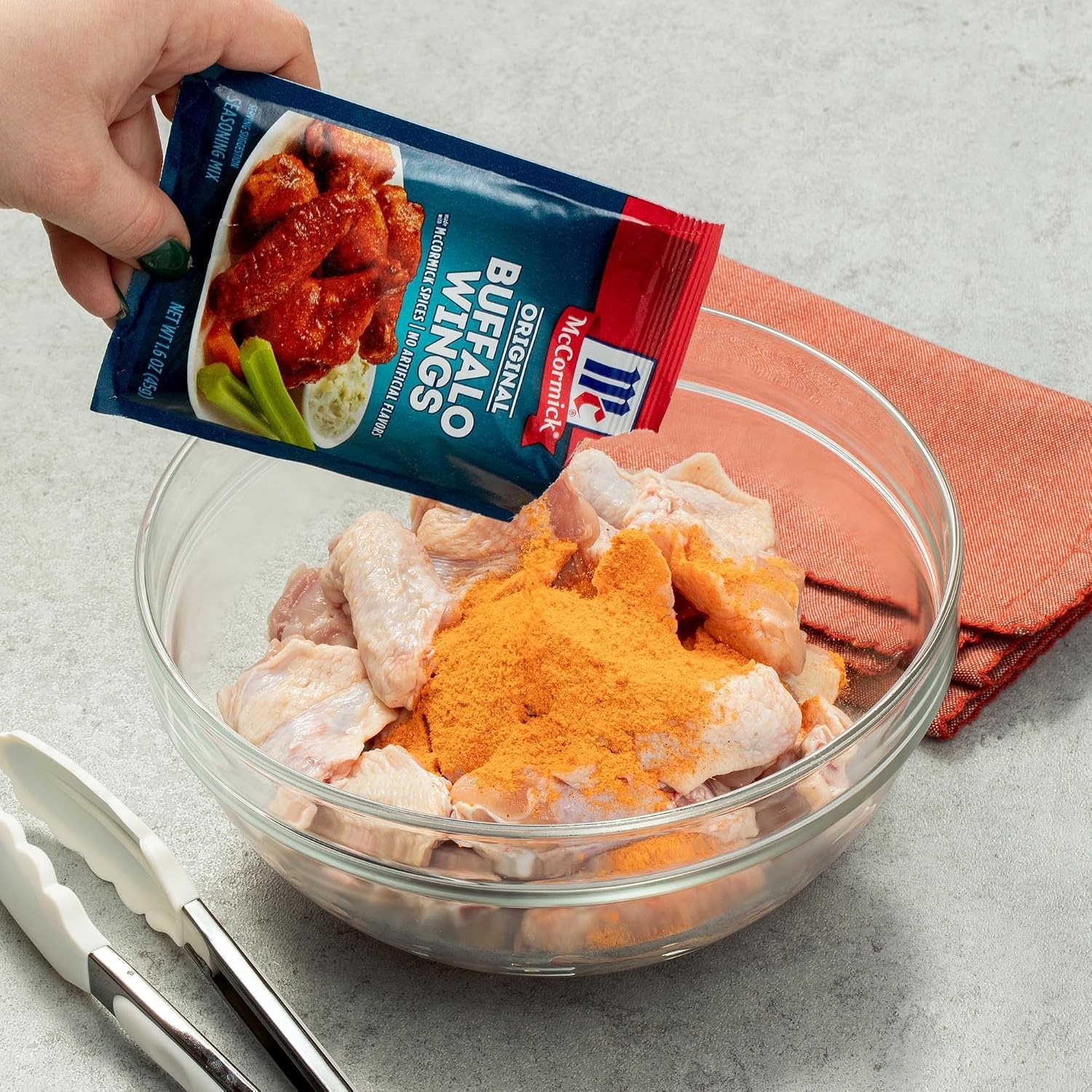 image:imageMcCormick Original Buffalo Wings Seasoning Mix 16 oz16 Ounce Pack of 12