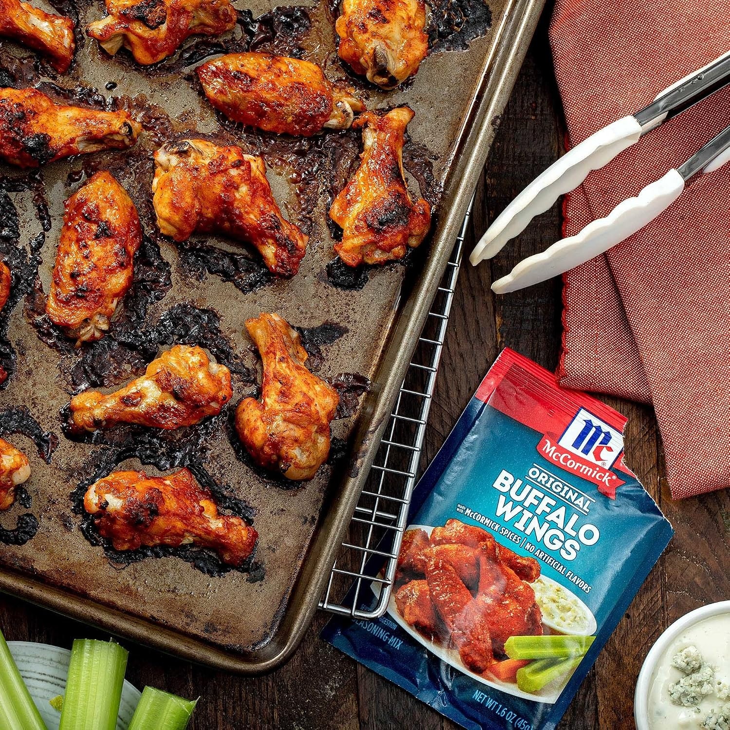 image:imageMcCormick Original Buffalo Wings Seasoning Mix 16 oz16 Ounce Pack of 12