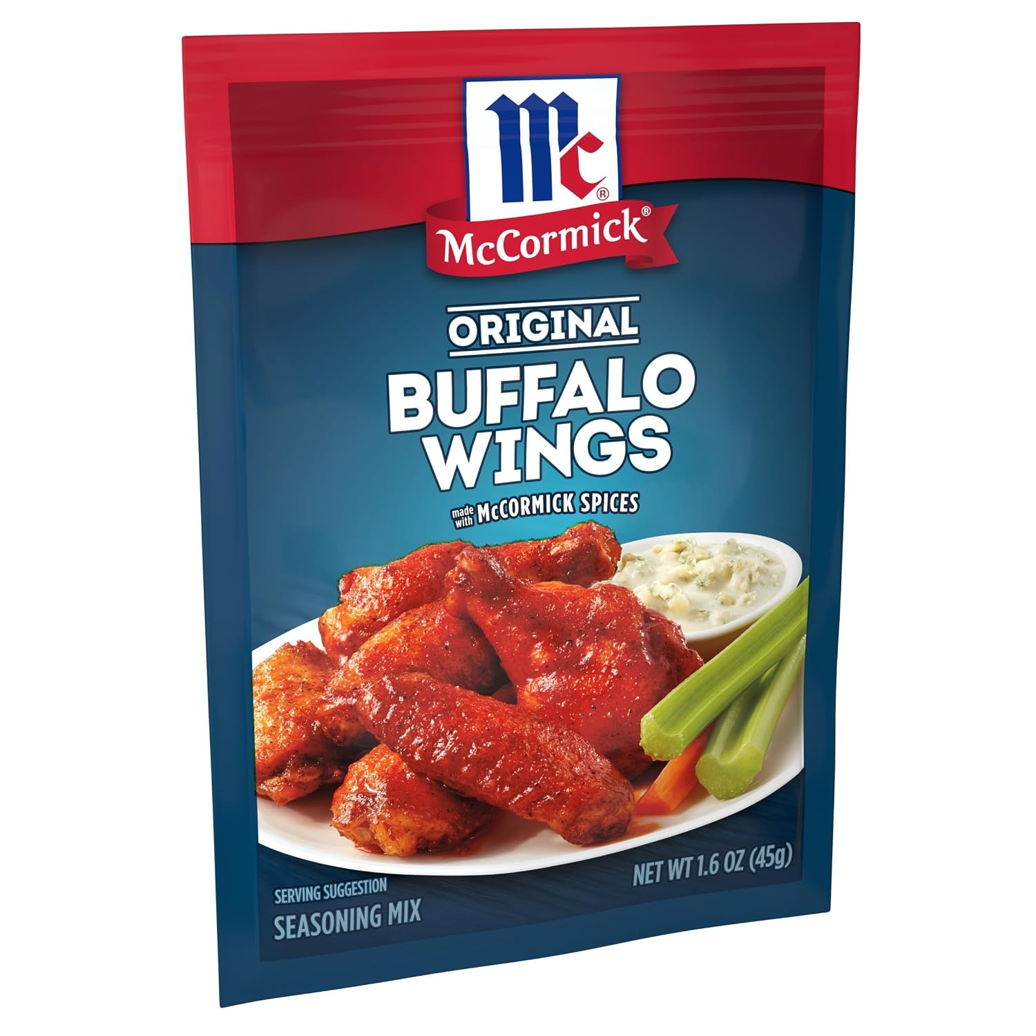 image:imageMcCormick Original Buffalo Wings Seasoning Mix 16 oz16 Ounce Pack of 12