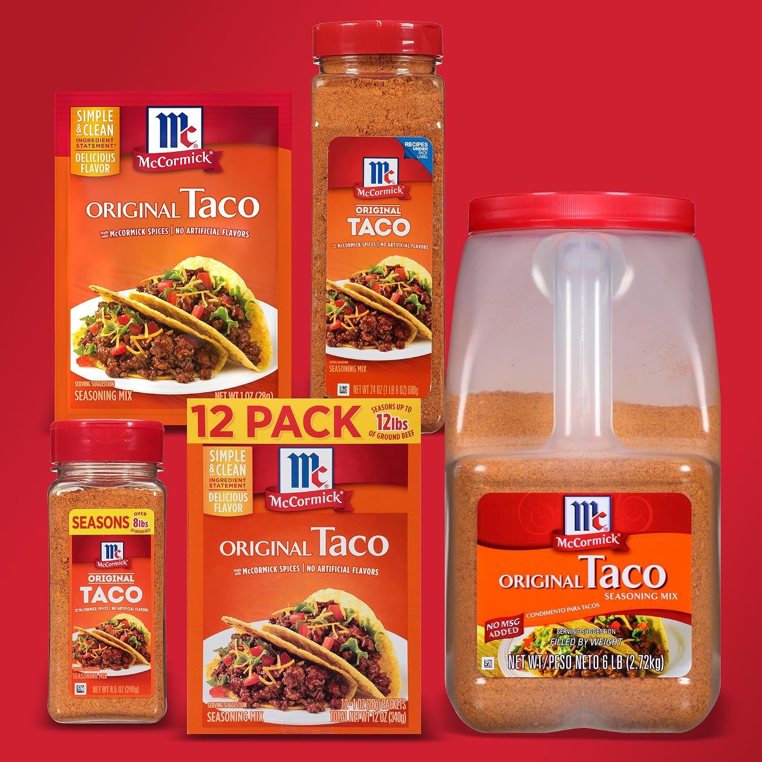 image:imageMcCormick Original Taco Seasoning Mix 1 oz1 Ounce Pack of 1