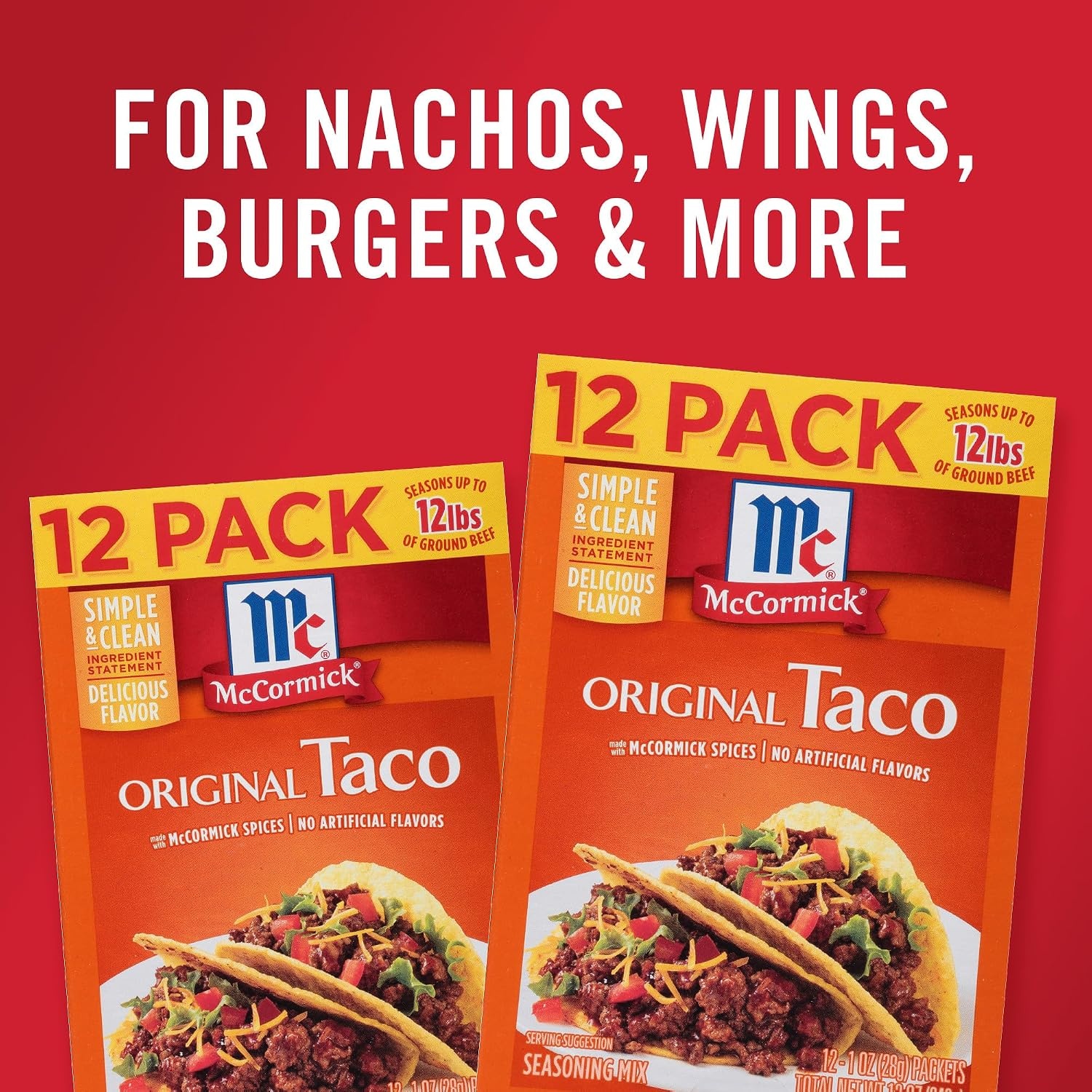 image:imageMcCormick Original Taco Seasoning Mix 6 lb Six Pound Container of Taco Seasoning Mix Best for Seasoning Ground Beef Turkey Chicken Burgers Tacos Rice and Vegetables12 Ounce Pack of 1
