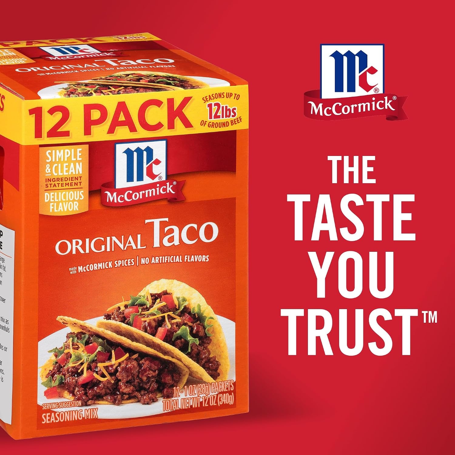 image:imageMcCormick Original Taco Seasoning Mix 6 lb Six Pound Container of Taco Seasoning Mix Best for Seasoning Ground Beef Turkey Chicken Burgers Tacos Rice and Vegetables12 Ounce Pack of 1