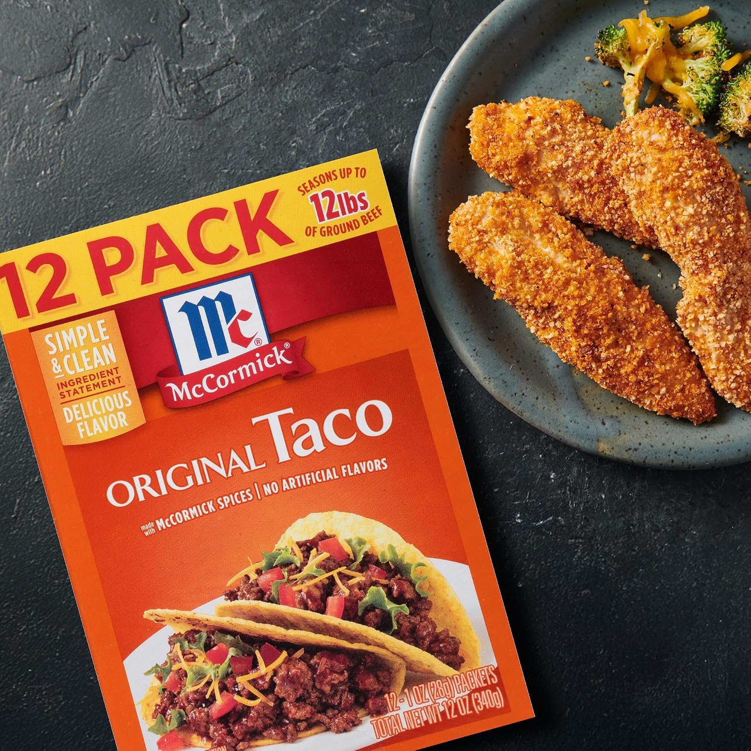 image:imageMcCormick Original Taco Seasoning Mix 6 lb Six Pound Container of Taco Seasoning Mix Best for Seasoning Ground Beef Turkey Chicken Burgers Tacos Rice and Vegetables12 Ounce Pack of 1