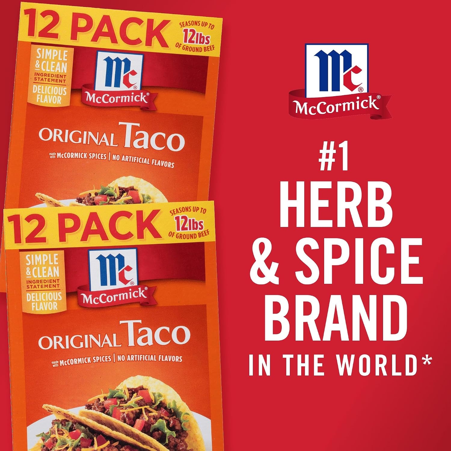 image:imageMcCormick Original Taco Seasoning Mix 6 lb Six Pound Container of Taco Seasoning Mix Best for Seasoning Ground Beef Turkey Chicken Burgers Tacos Rice and Vegetables12 Ounce Pack of 1