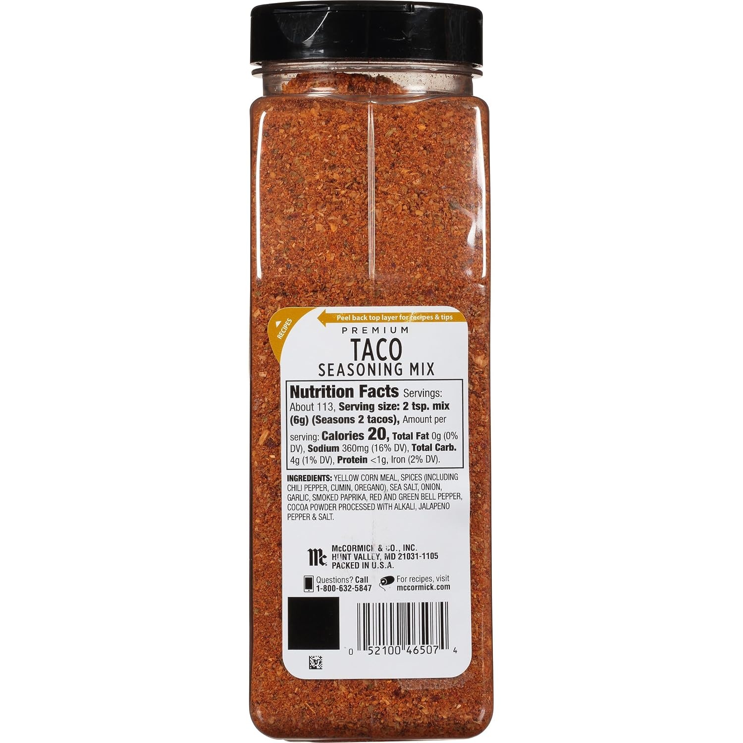 image:imageMcCormick Original Taco Seasoning Mix 6 lb Six Pound Container of Taco Seasoning Mix Best for Seasoning Ground Beef Turkey Chicken Burgers Tacos Rice and Vegetables24 Ounce Pack of 1