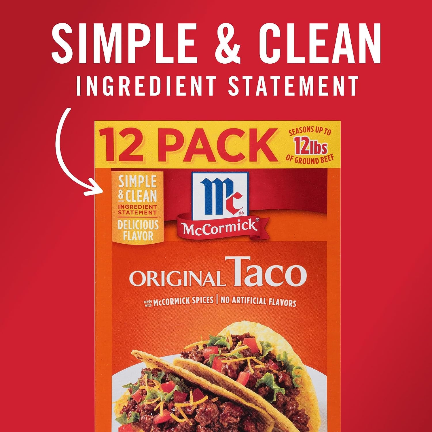 image:imageMcCormick Original Taco Seasoning Mix 6 lb Six Pound Container of Taco Seasoning Mix Best for Seasoning Ground Beef Turkey Chicken Burgers Tacos Rice and Vegetables12 Ounce Pack of 1
