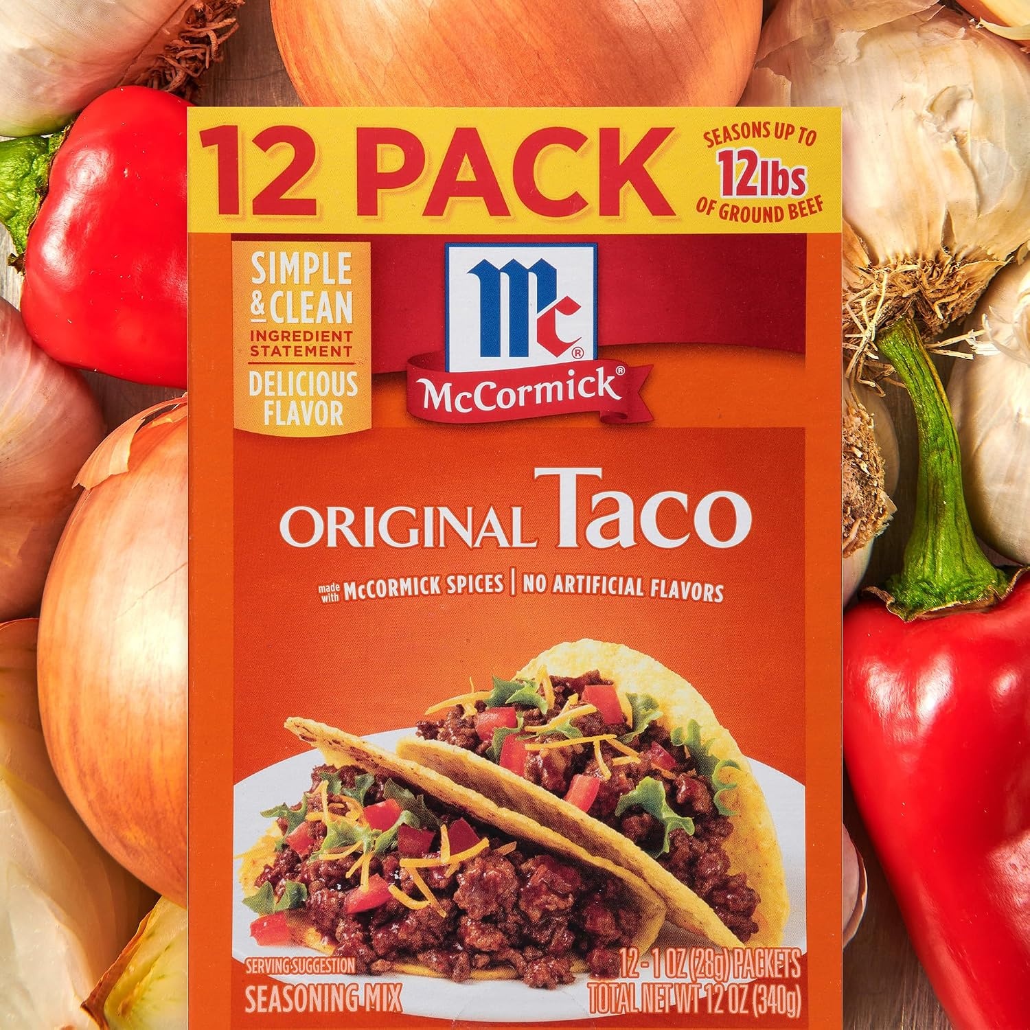 image:imageMcCormick Original Taco Seasoning Mix 6 lb Six Pound Container of Taco Seasoning Mix Best for Seasoning Ground Beef Turkey Chicken Burgers Tacos Rice and Vegetables12 Ounce Pack of 1