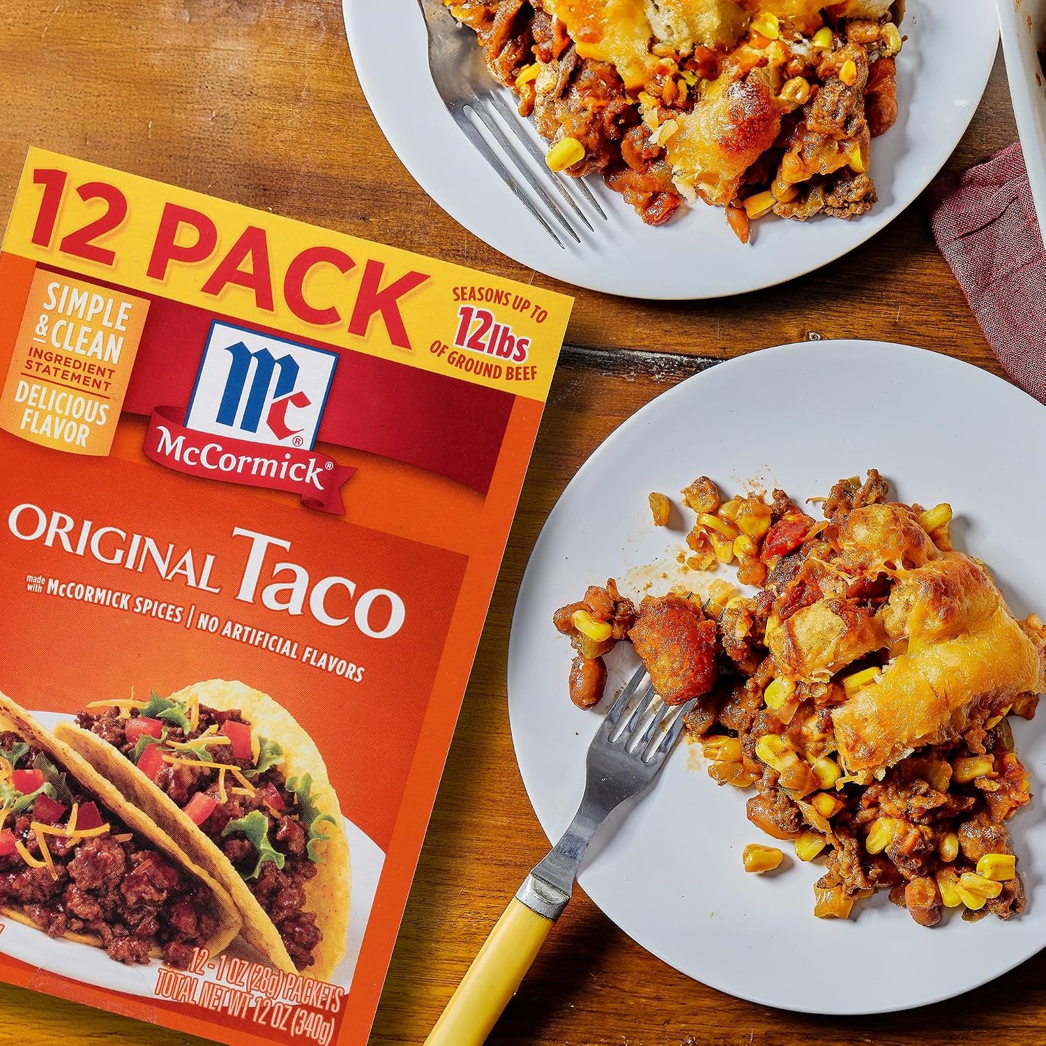 image:imageMcCormick Original Taco Seasoning Mix 6 lb Six Pound Container of Taco Seasoning Mix Best for Seasoning Ground Beef Turkey Chicken Burgers Tacos Rice and Vegetables12 Ounce Pack of 1