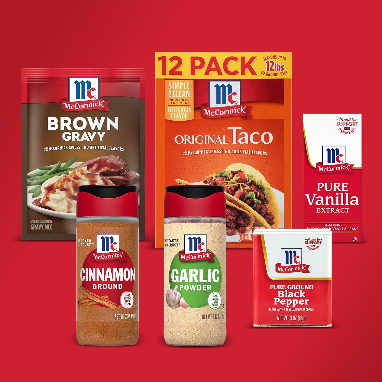 image:imageMcCormick Original Taco Seasoning Mix 6 lb Six Pound Container of Taco Seasoning Mix Best for Seasoning Ground Beef Turkey Chicken Burgers Tacos Rice and Vegetables12 Ounce Pack of 1