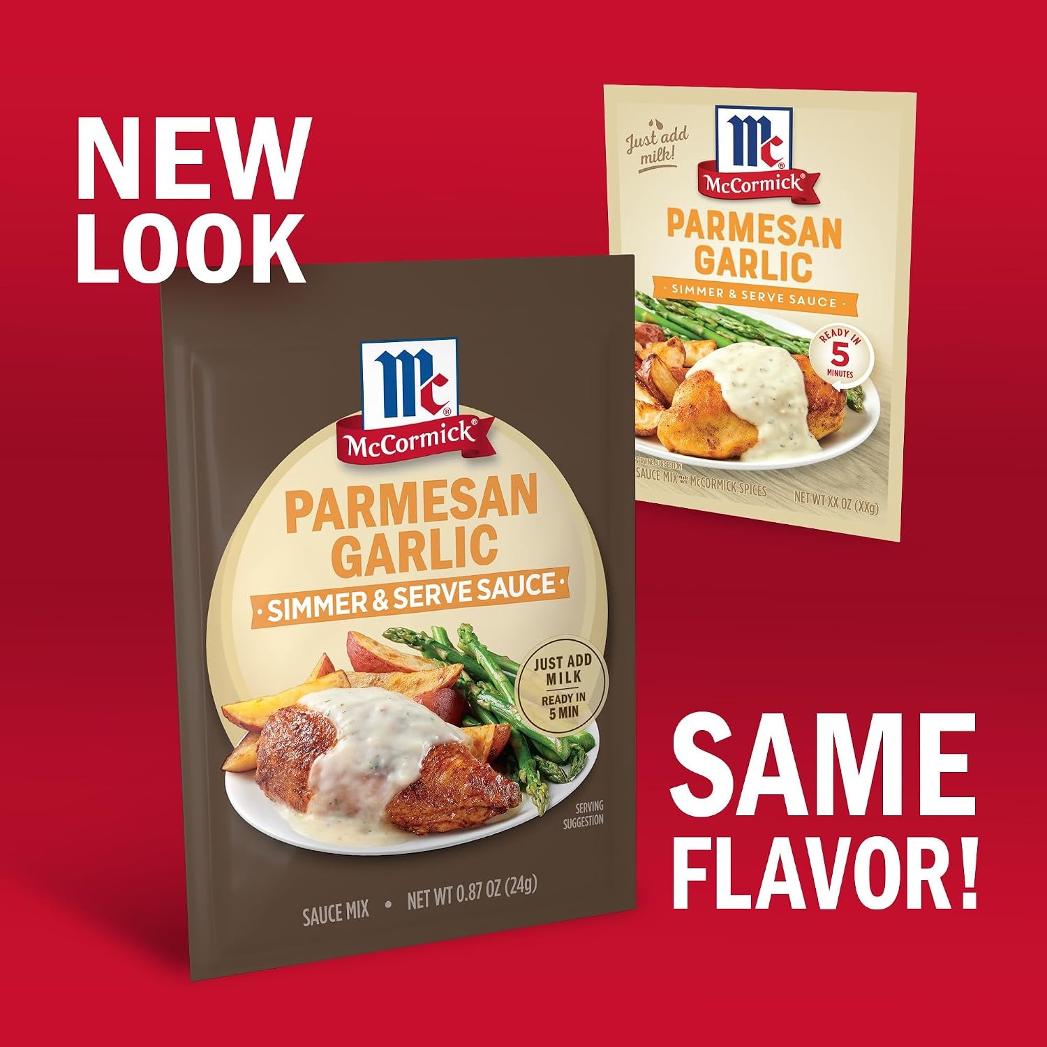 image:imageMcCormick Parmesan Garlic Simmer amp Serve Sauce Mix 087 oz