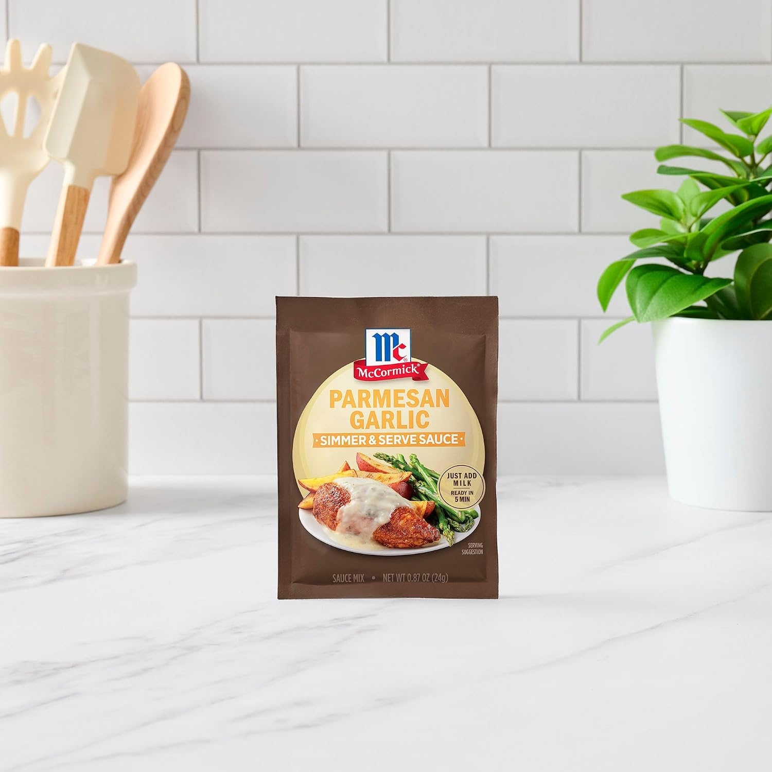 image:imageMcCormick Parmesan Garlic Simmer amp Serve Sauce Mix 087 oz