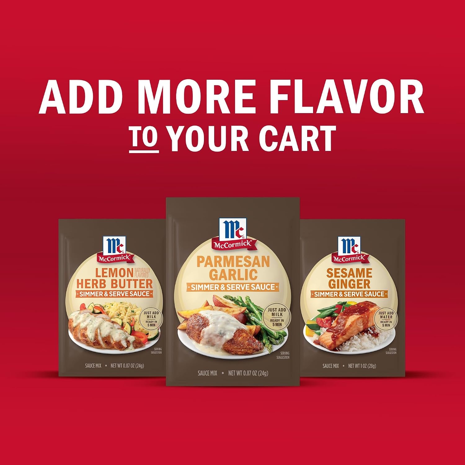 image:imageMcCormick Parmesan Garlic Simmer amp Serve Sauce Mix 087 oz