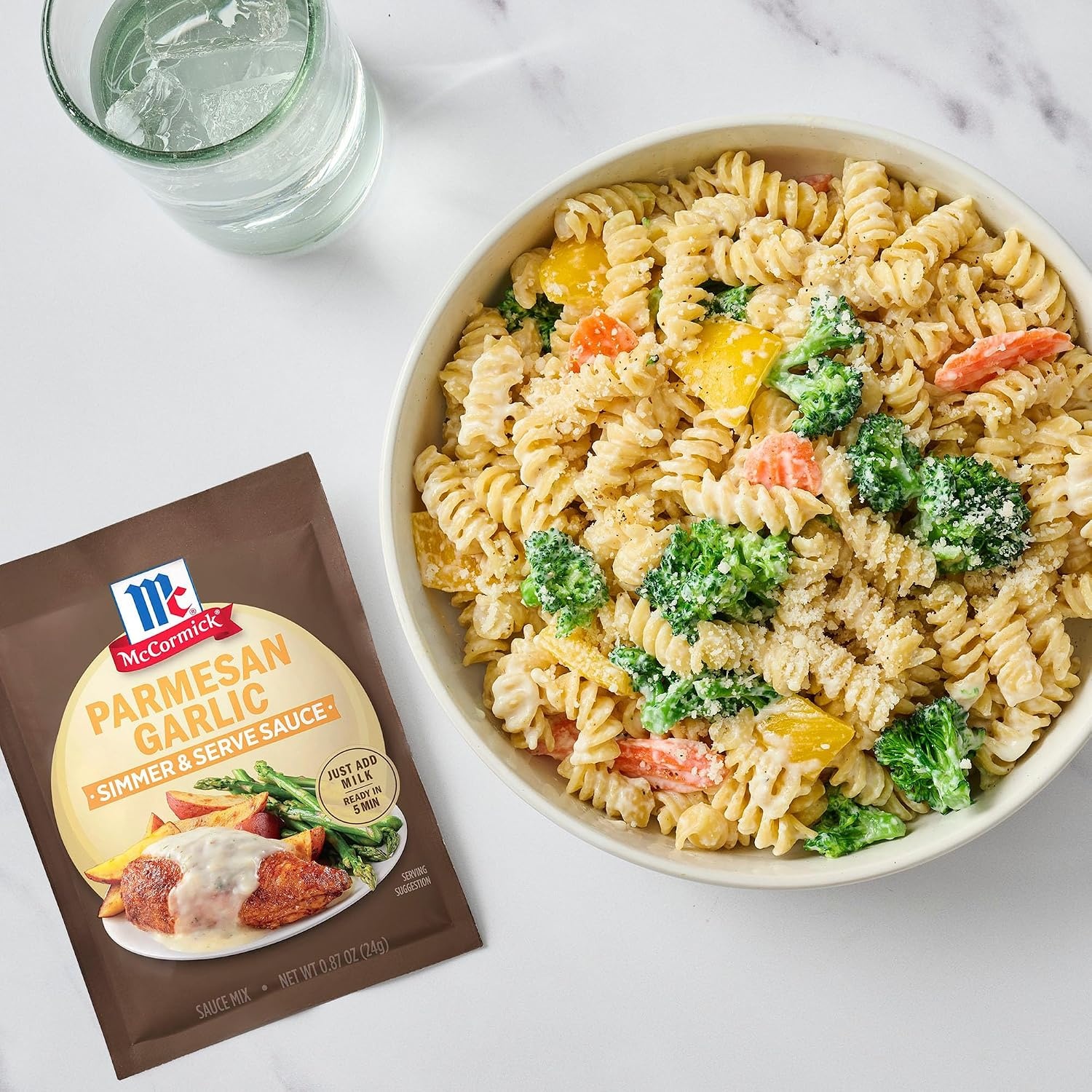 image:imageMcCormick Parmesan Garlic Simmer amp Serve Sauce Mix 087 oz