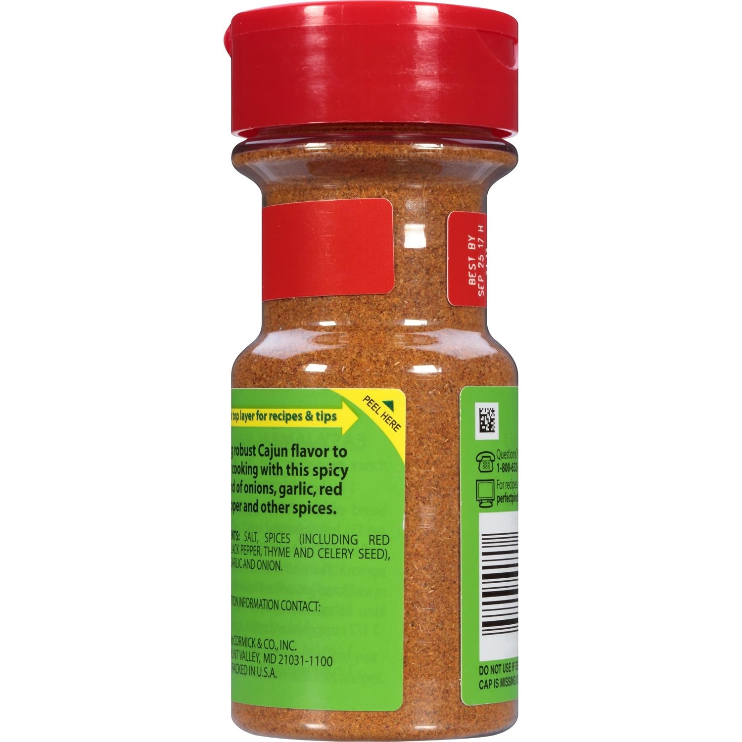 image:imageMcCormick Perfect Pinch Cajun Seasoning 5 oz Pack of 6318 Ounce Pack of 1