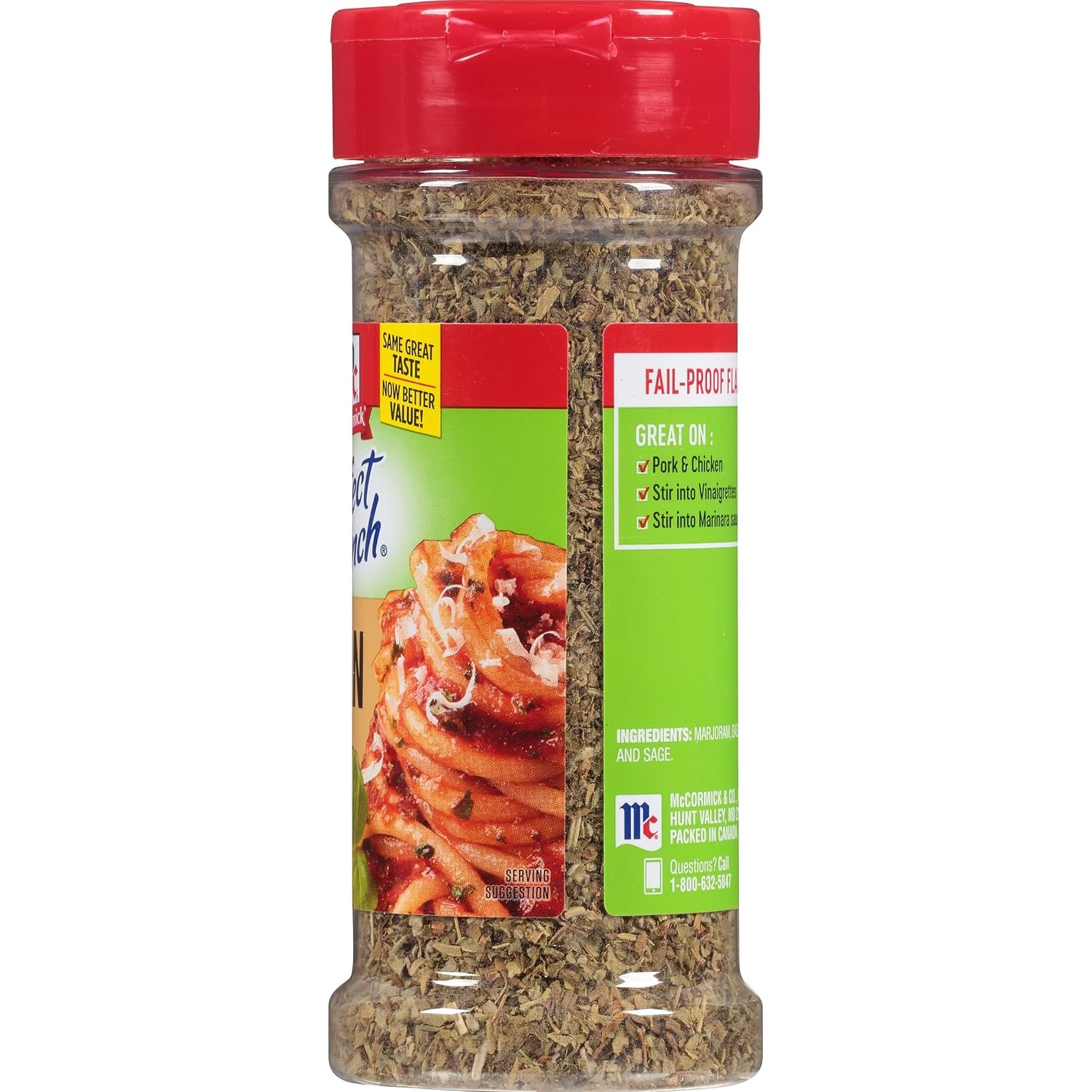 image:imageMcCormick Perfect Pinch Italian Seasoning 131 oz Pack of 6131 Ounce Pack of 1