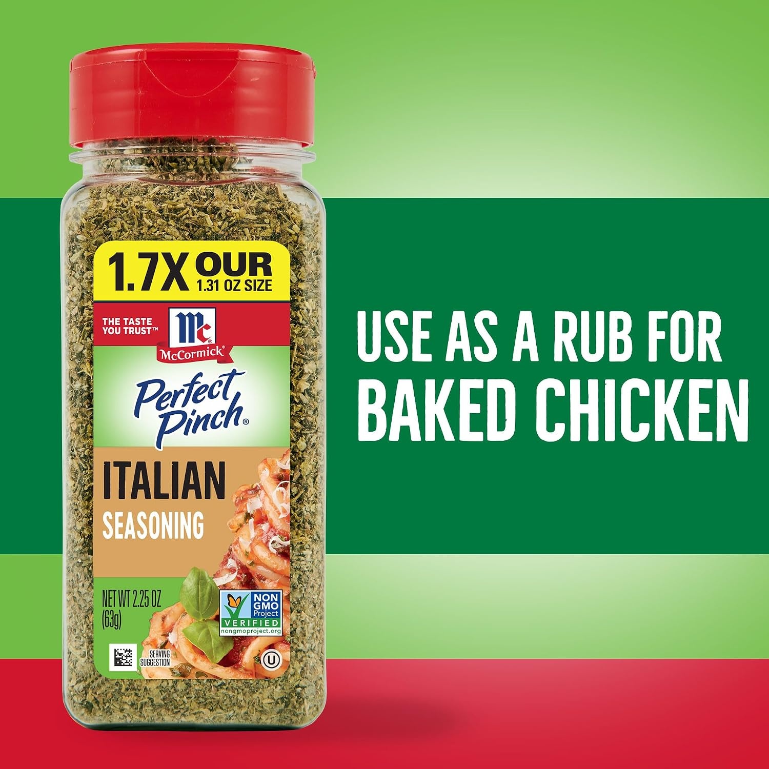 image:imageMcCormick Perfect Pinch Italian Seasoning 131 oz Pack of 6225 Ounce Pack of 1