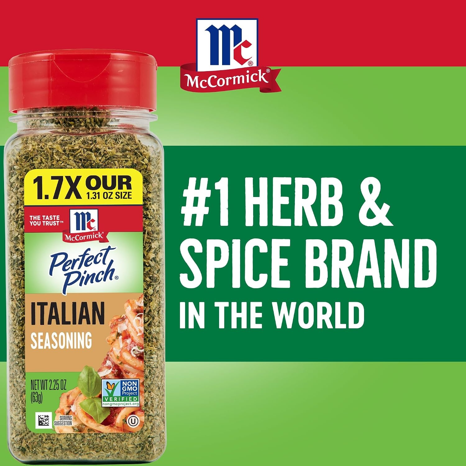 image:imageMcCormick Perfect Pinch Italian Seasoning 131 oz Pack of 6225 Ounce Pack of 1