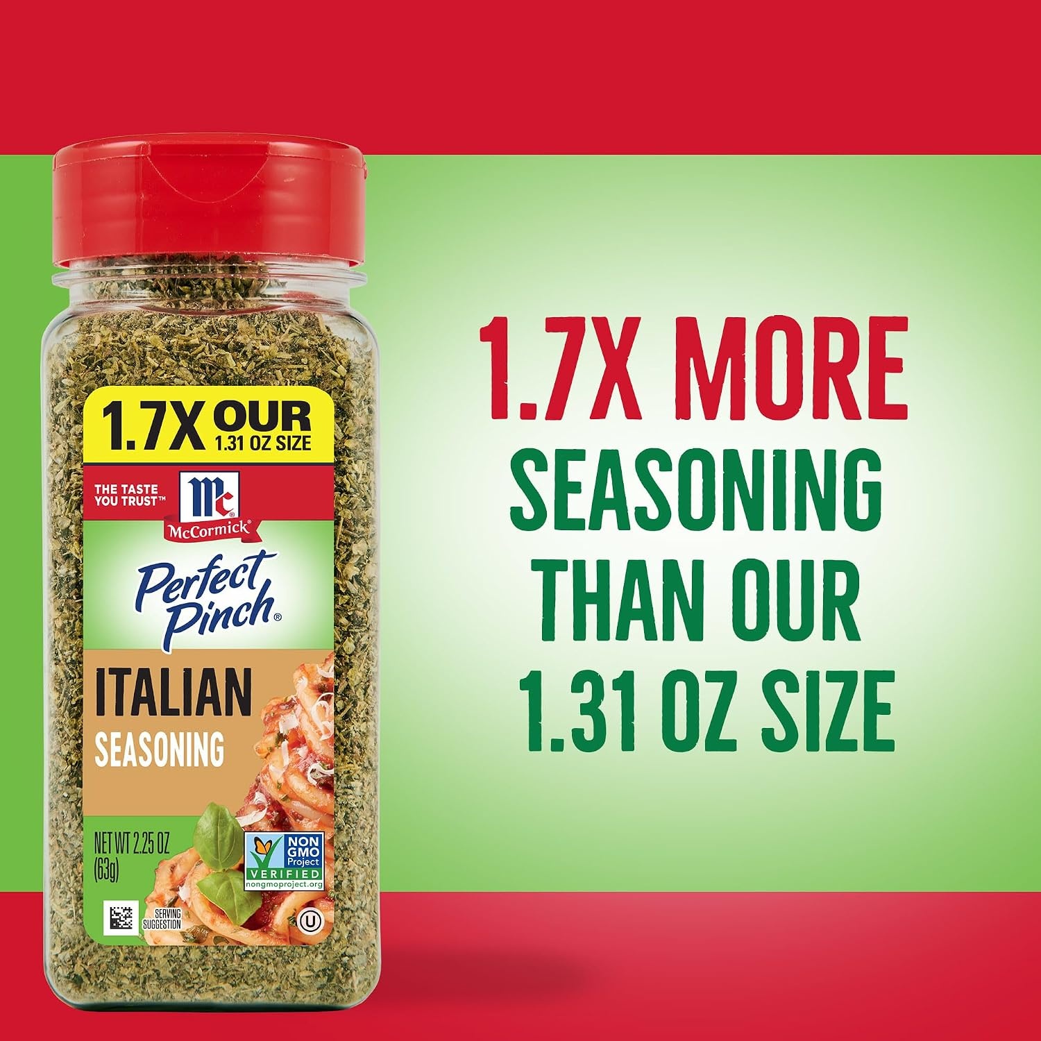 image:imageMcCormick Perfect Pinch Italian Seasoning 131 oz Pack of 6225 Ounce Pack of 1