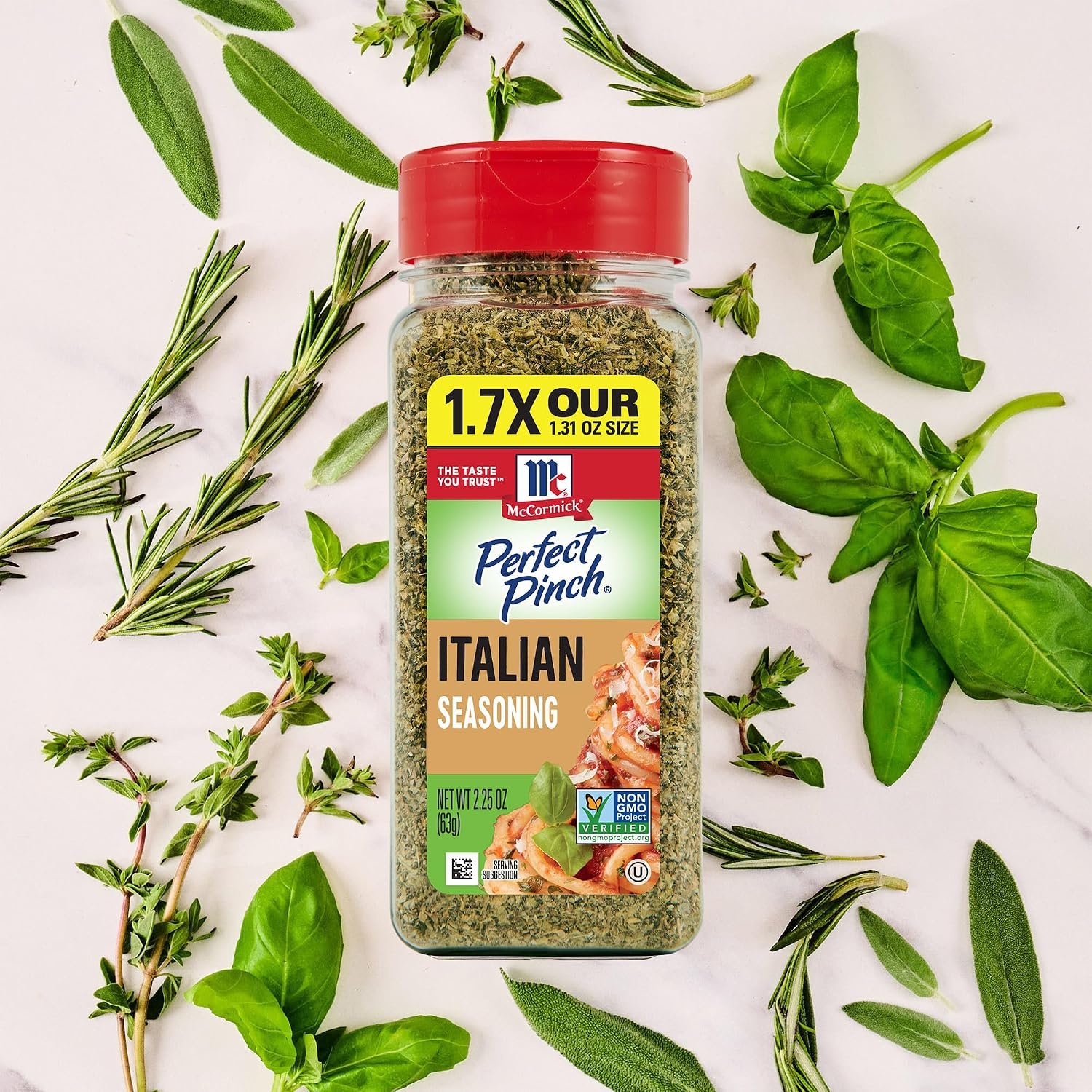image:imageMcCormick Perfect Pinch Italian Seasoning 131 oz Pack of 6225 Ounce Pack of 1