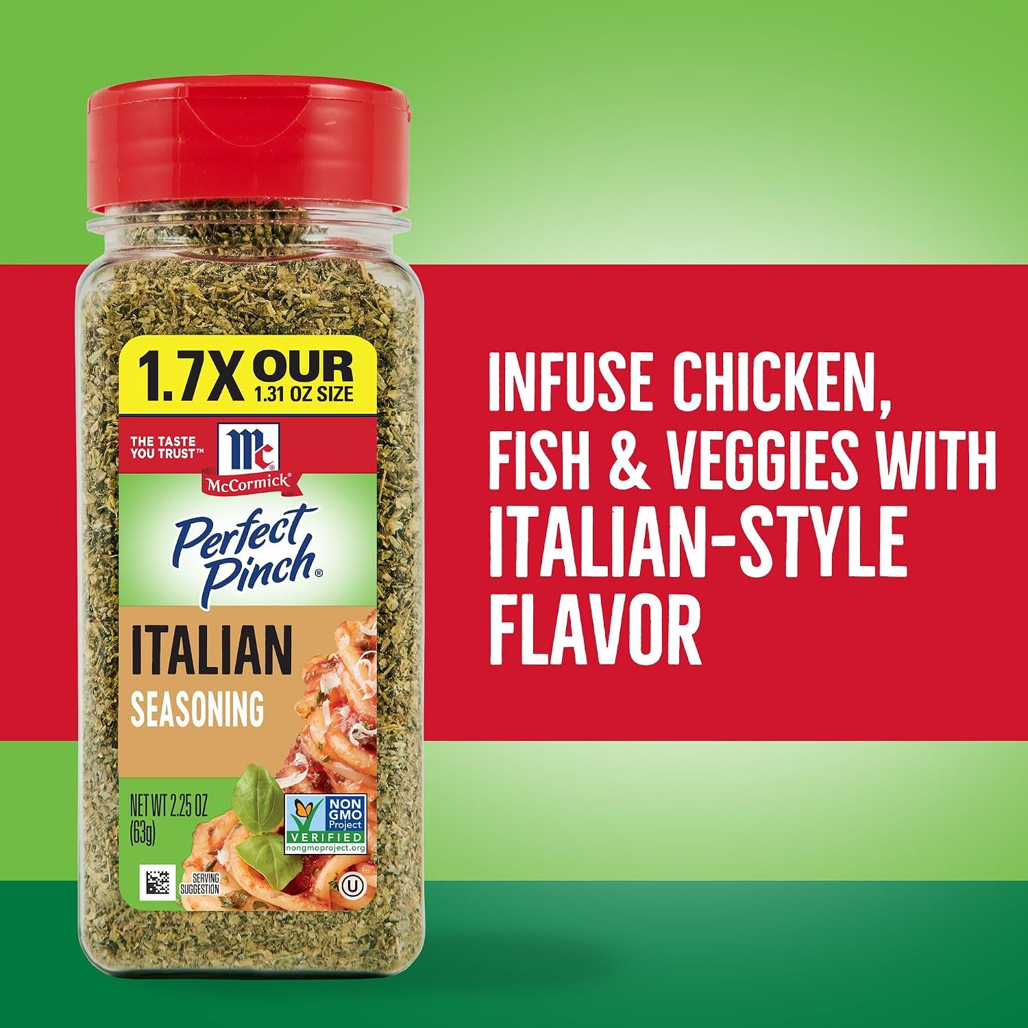 image:imageMcCormick Perfect Pinch Italian Seasoning 131 oz Pack of 6225 Ounce Pack of 1