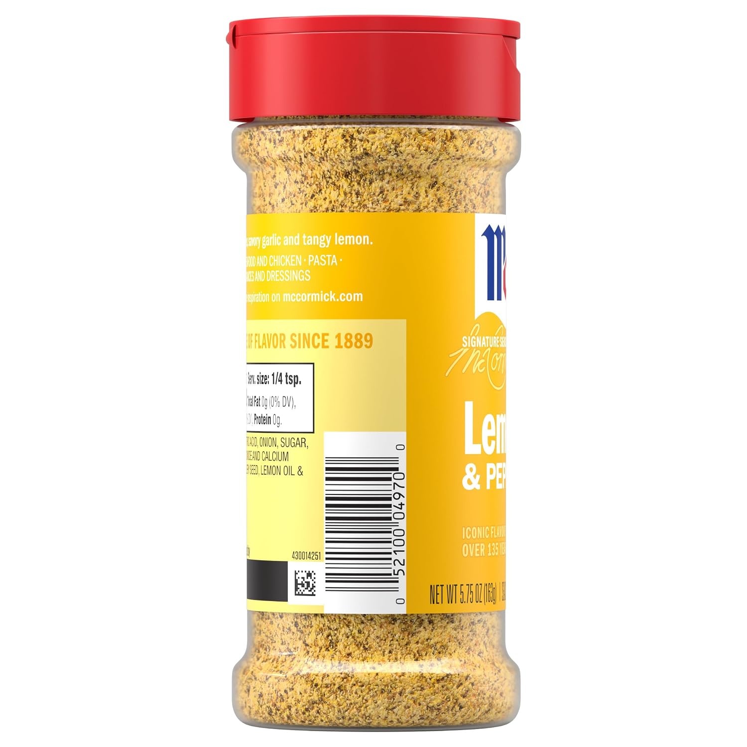 image:imageMcCormick Perfect Pinch Lemon Pepper Seasoning 1137 oz575 Ounce Pack of 6