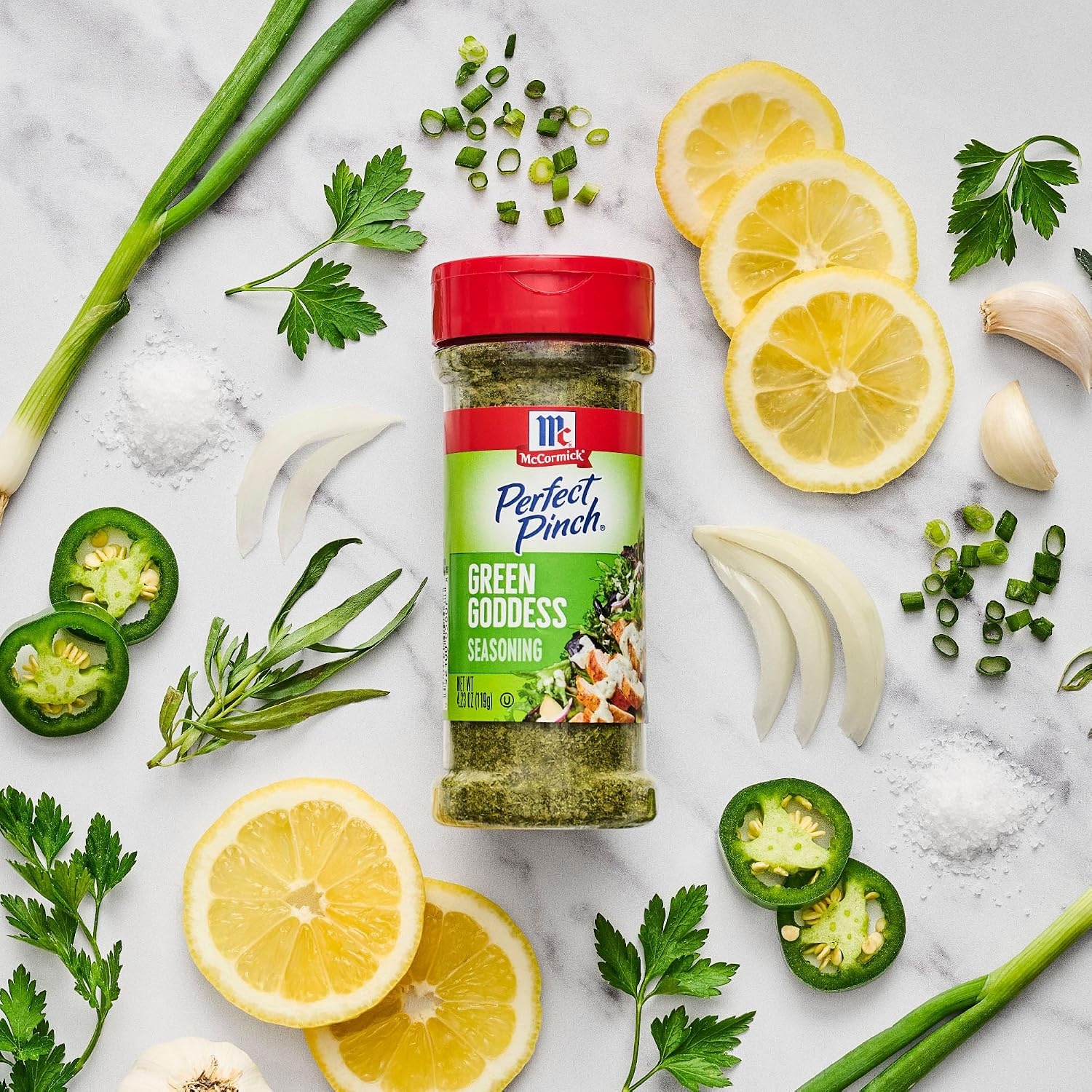 image:imageMcCormick Perfect Pinch Seasoning Spicy Italian For Adding Italian Flavor with a Kick to Pizza Pasta Dressings amp Sauces 388 ozGreen Goddess