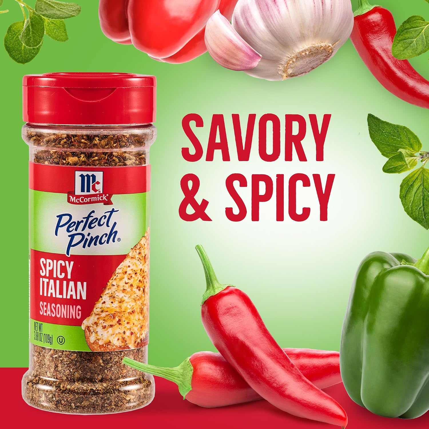 image:imageMcCormick Perfect Pinch Seasoning Spicy Italian For Adding Italian Flavor with a Kick to Pizza Pasta Dressings amp Sauces 388 ozSpicy Italian